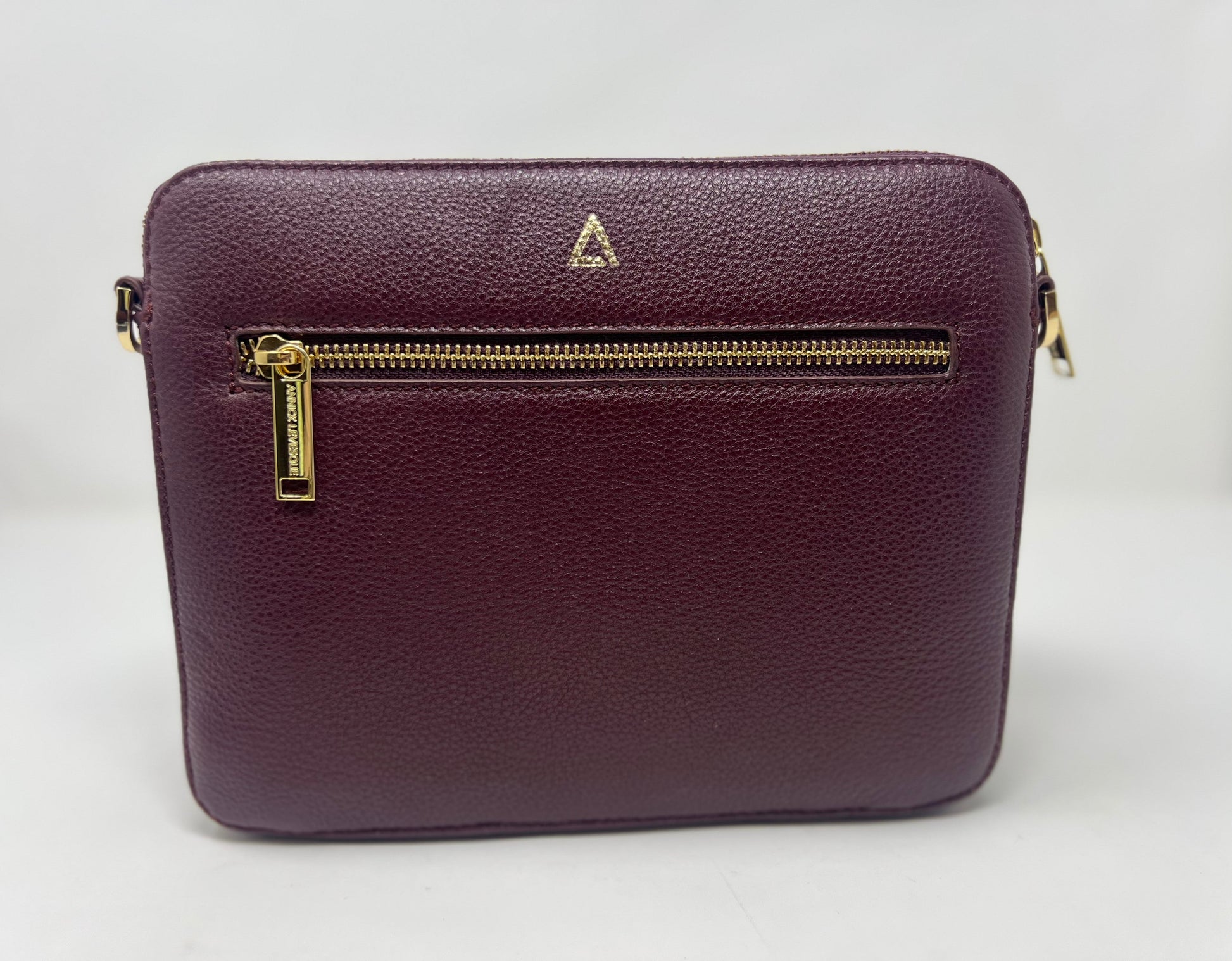 Small Crossbody Bag with Detachable Card Holder, Eggplant | Kennedi
