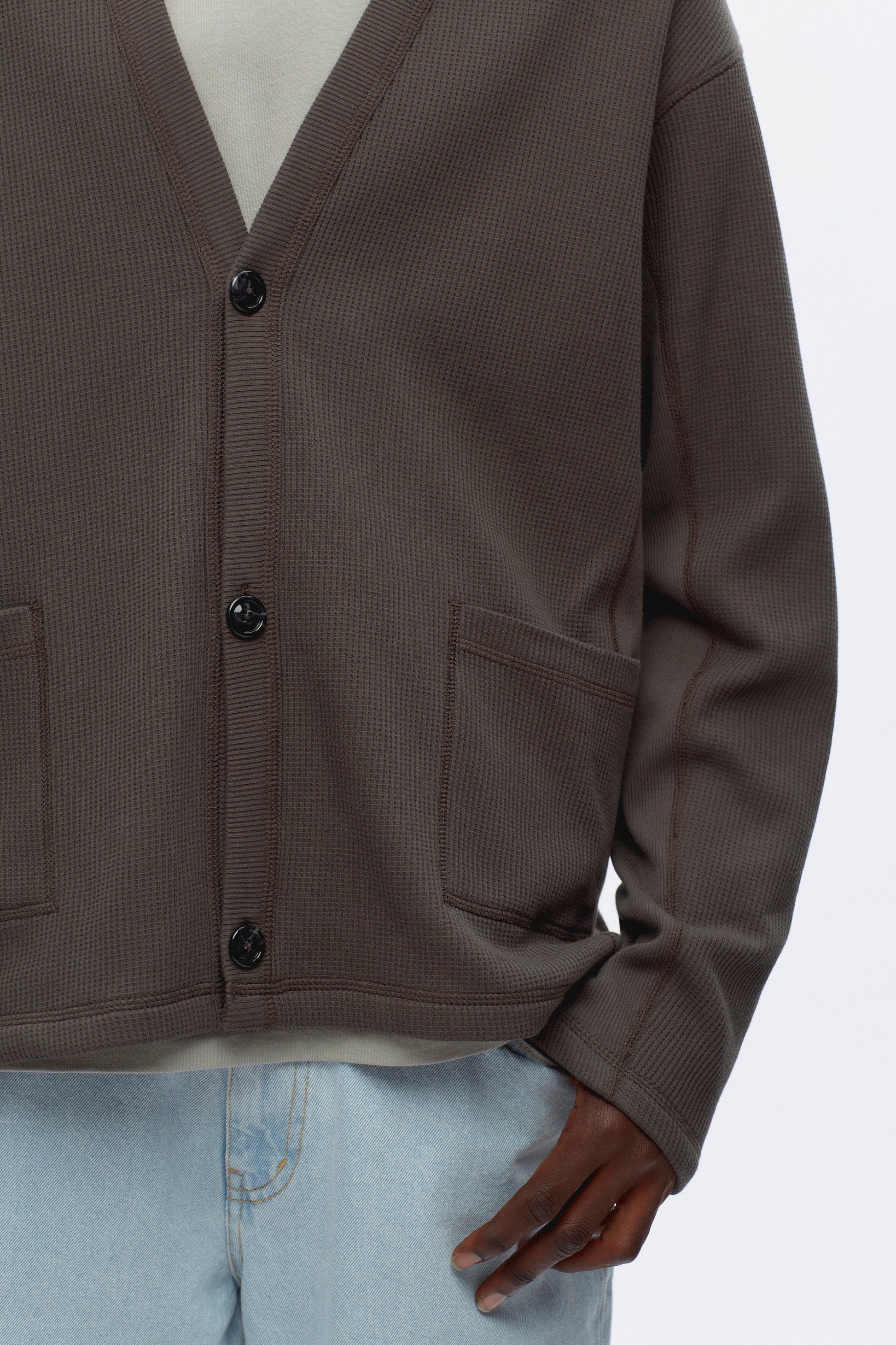 Men's Atlas Waffle Cardigan
