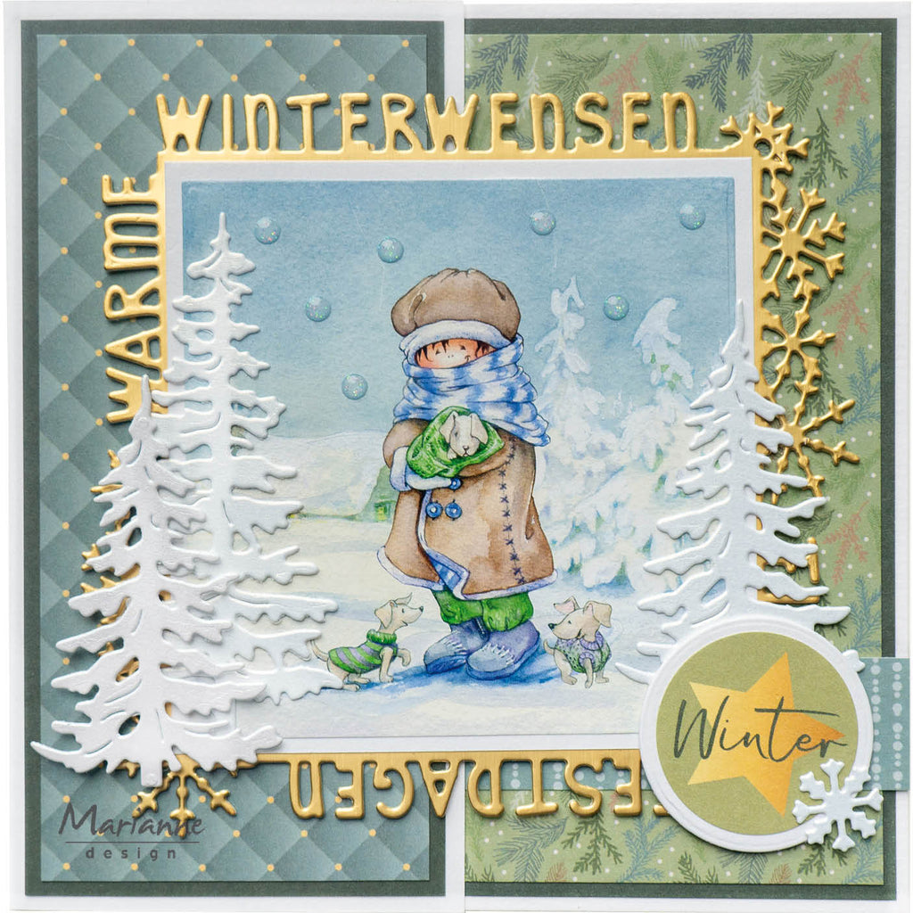 Marianne Design A4 Paper Pad - Christmas At Home