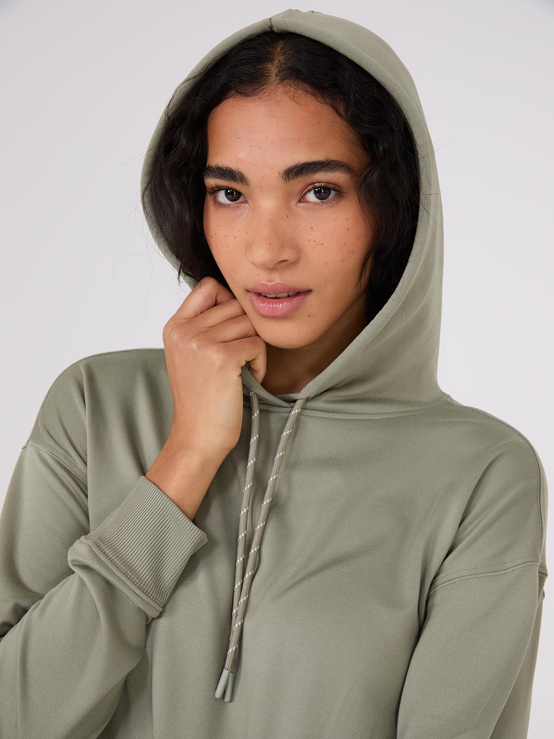 Sweat à capuche en polaire léger