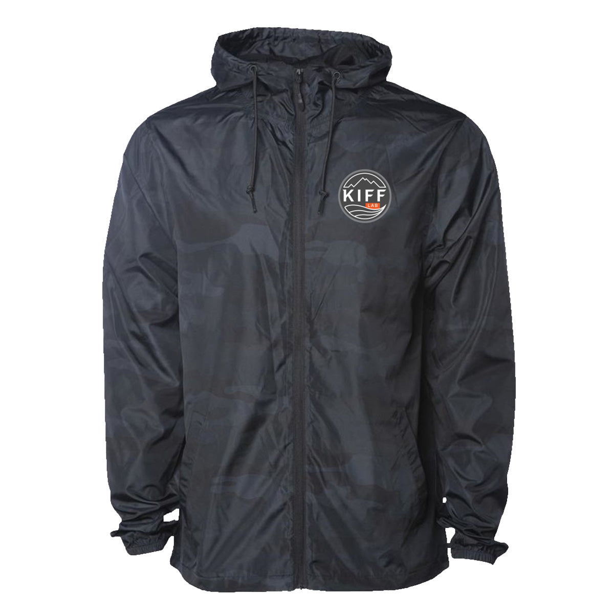 KiffLab StealthFlow Black Camo Windbreaker