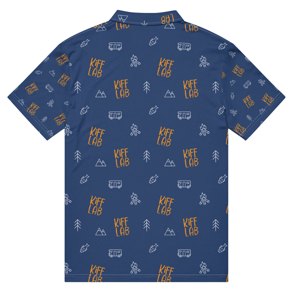KiffLab Slim Fit Funky Golf Polo
