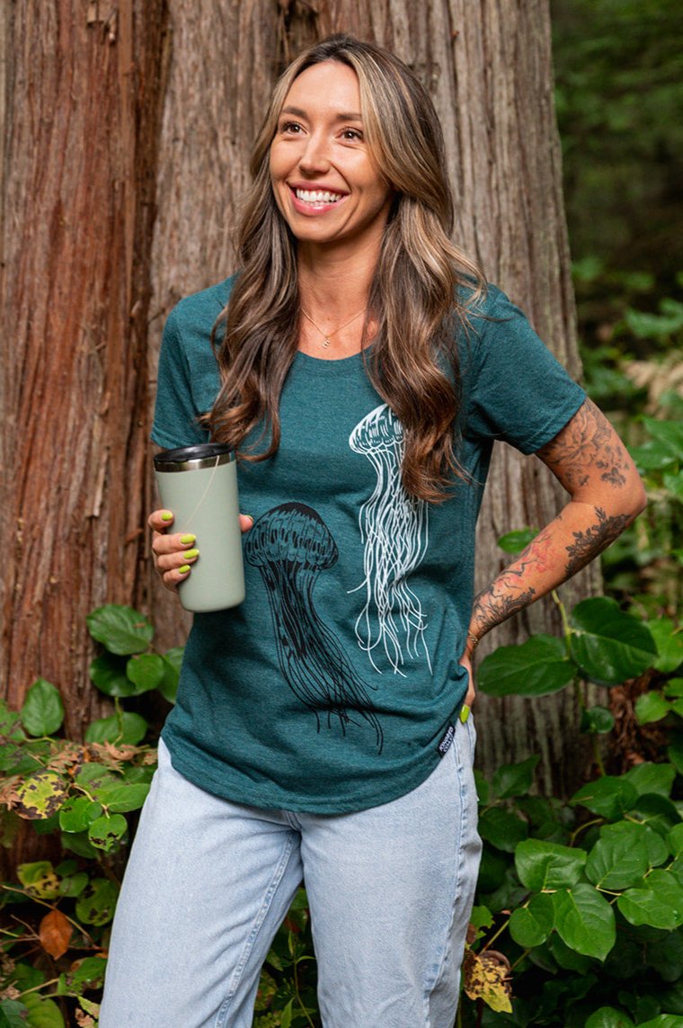 JELLYFISH - T-shirt écologique pour femmes
