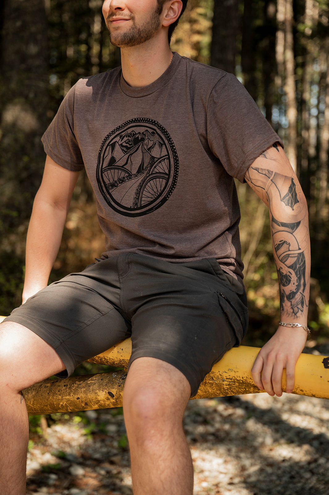 BIKE WORLD - T-shirt écoresponsable unisexe