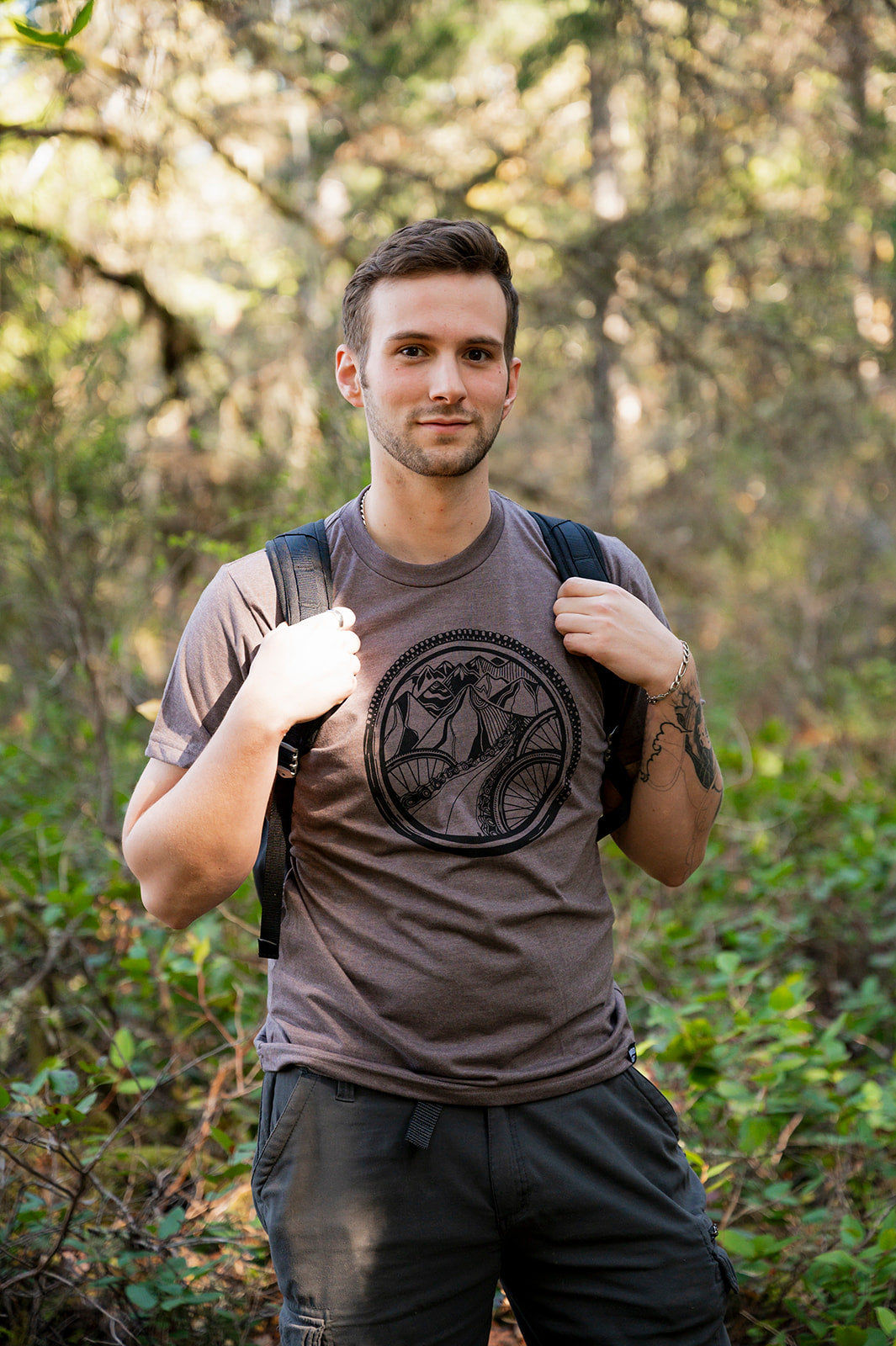 BIKE WORLD - T-shirt écoresponsable unisexe