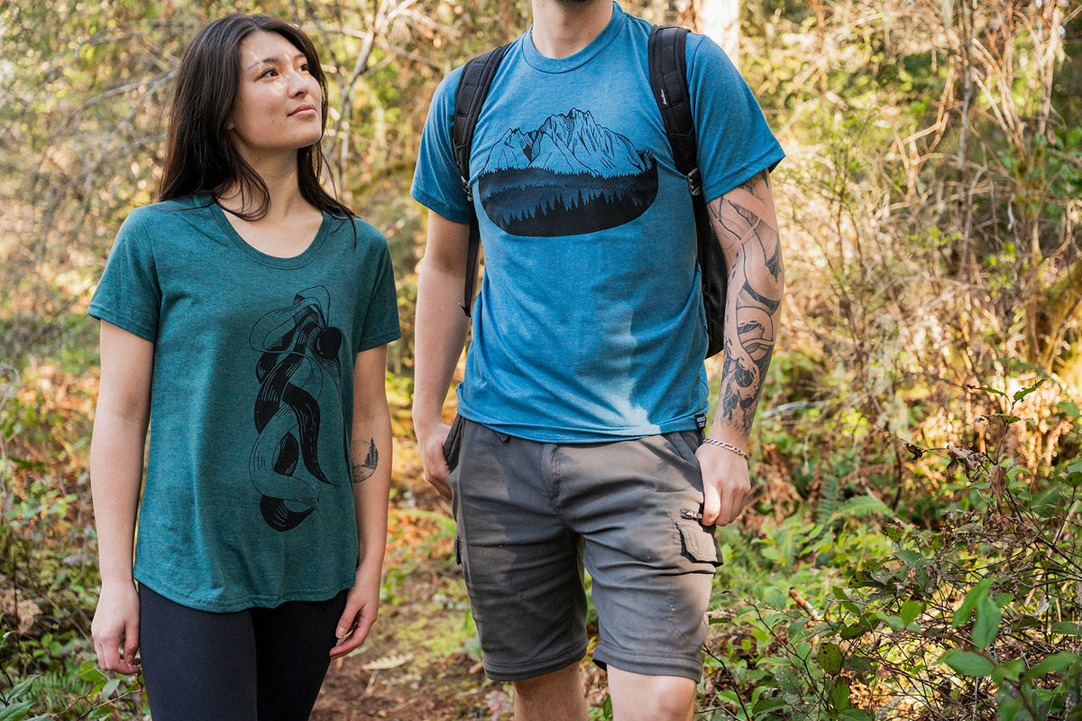 FLOATING ISLAND - T-shirt écoresponsable unisexe - Sarcelle chiné