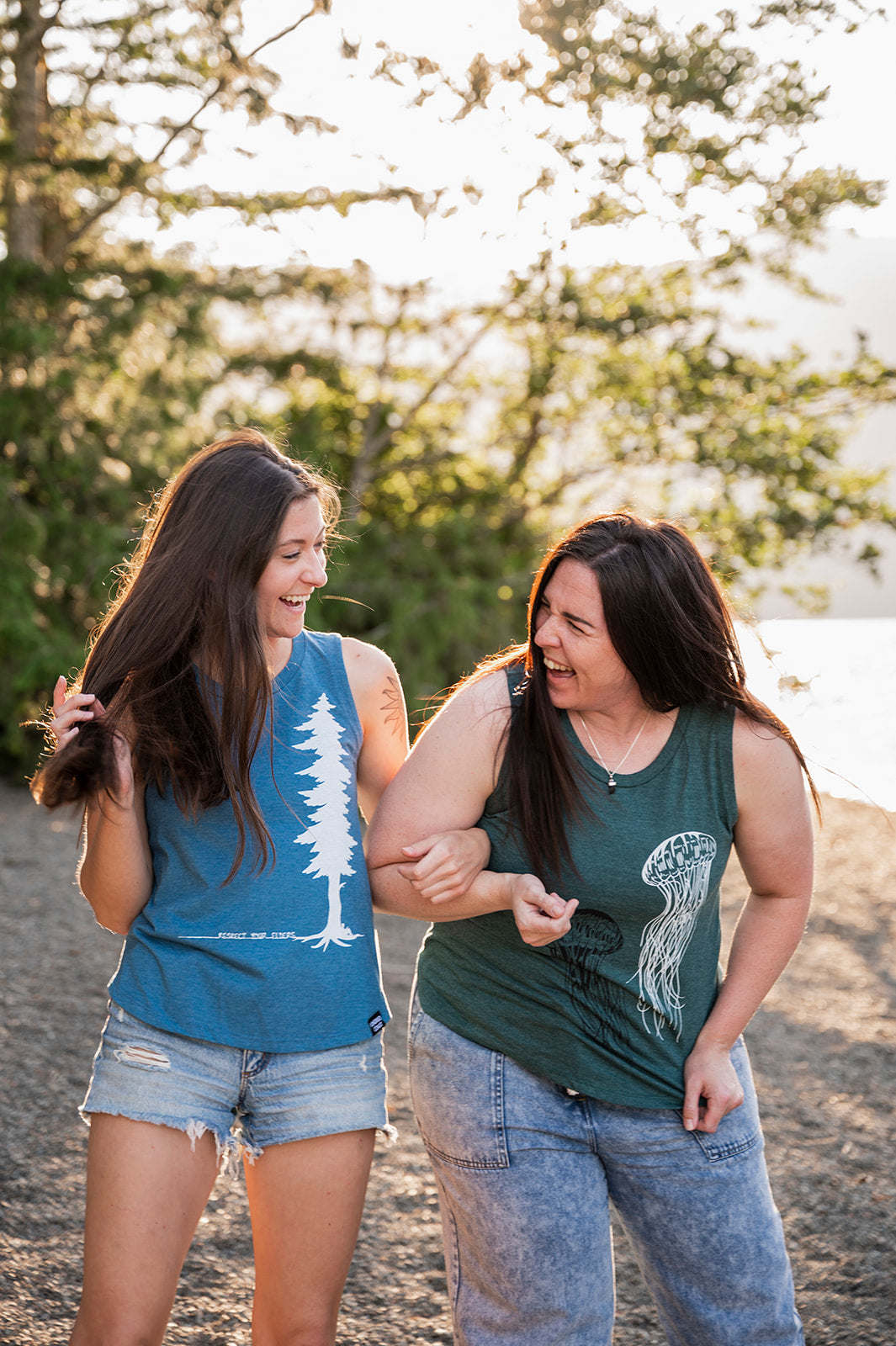 JELLYFISH - Women's Relaxed Tank - Heather Green