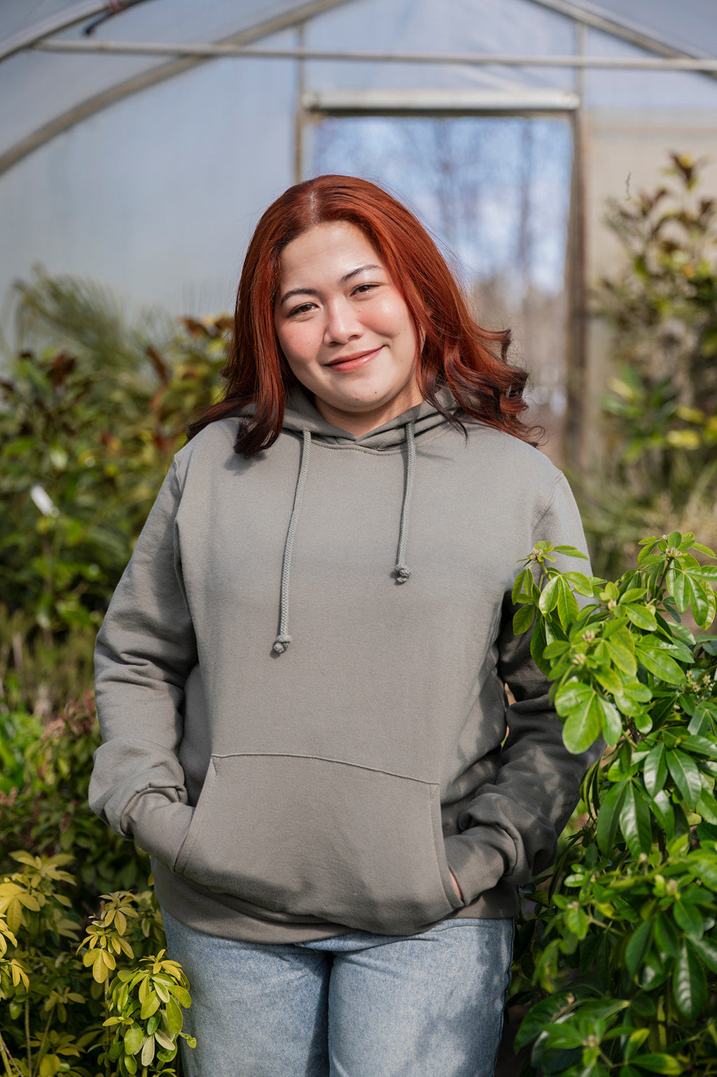 Unisex Organic Cotton Hoodie - Sage