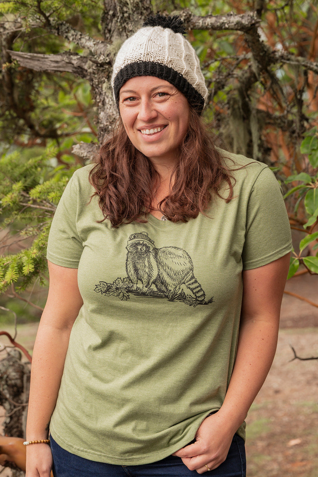RACCOON - Women's Eco Tee