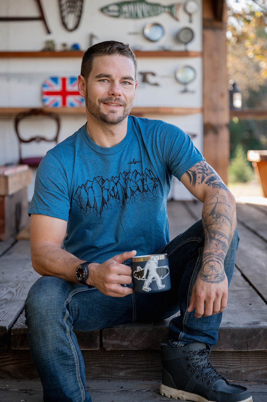 MOUNTAIN ROOTS - T-shirt écoresponsable unisexe
