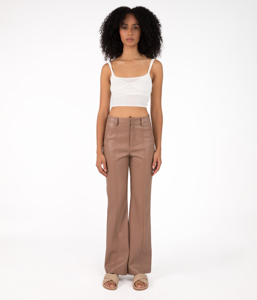 GWEN Women's High-Waisted Vegan Pants