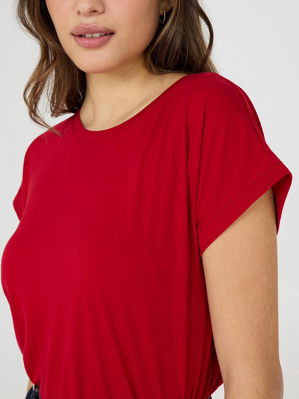 Cuffed Dolman Sleeve Top
