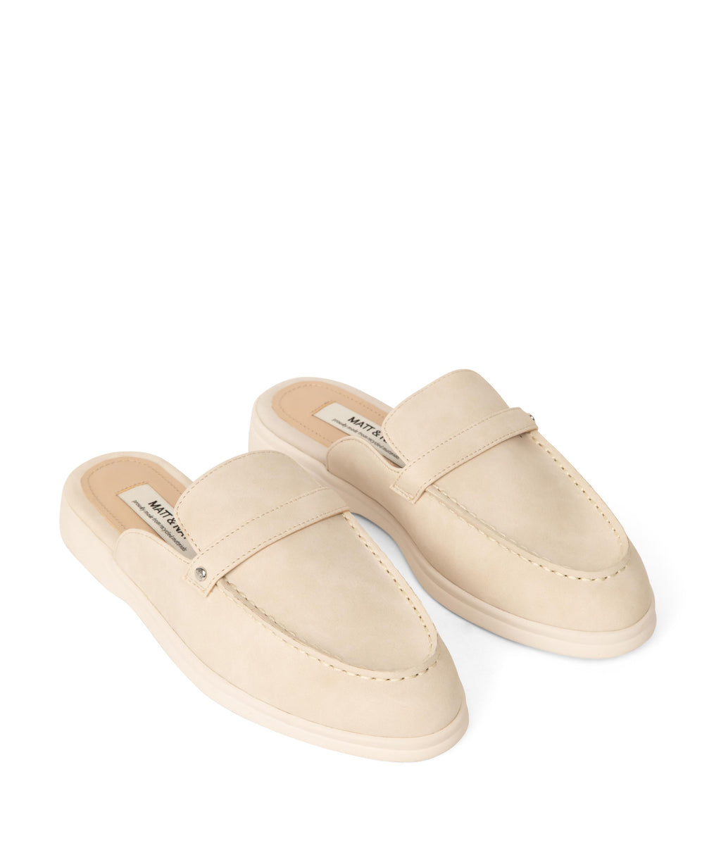 MULAN Women's Vegan Slip On Mules