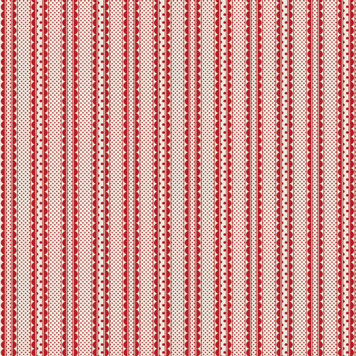 AGF Legacy Stripe; Cherry, 1/4 yard