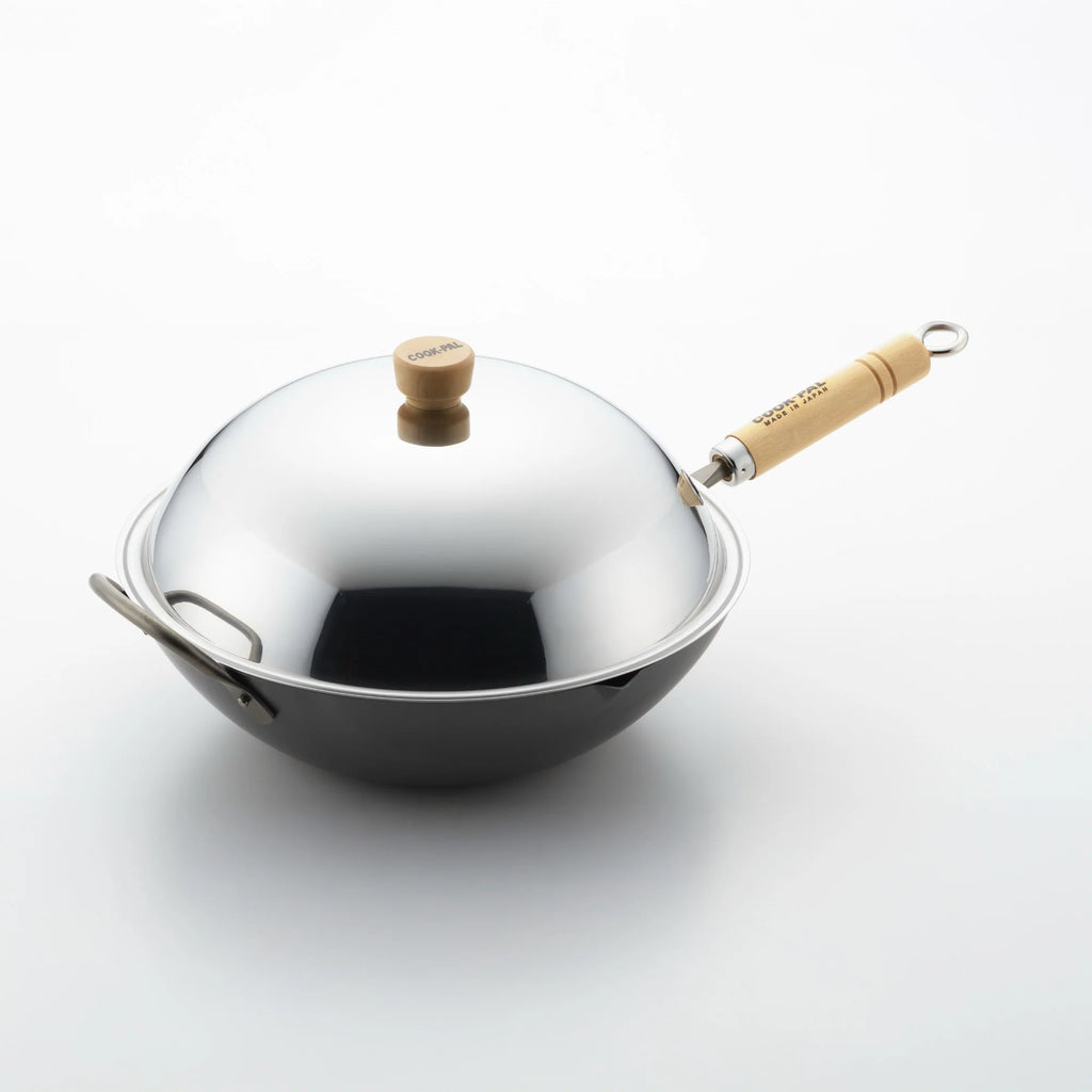 Couvercle en acier inoxydable Yoshikawa Cook-Pal Ren – 36 cm