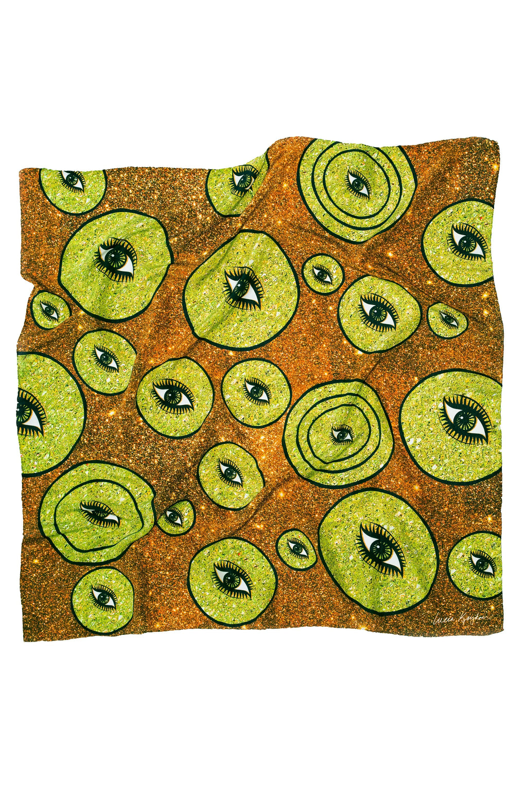 cosmic milky way silk scarf