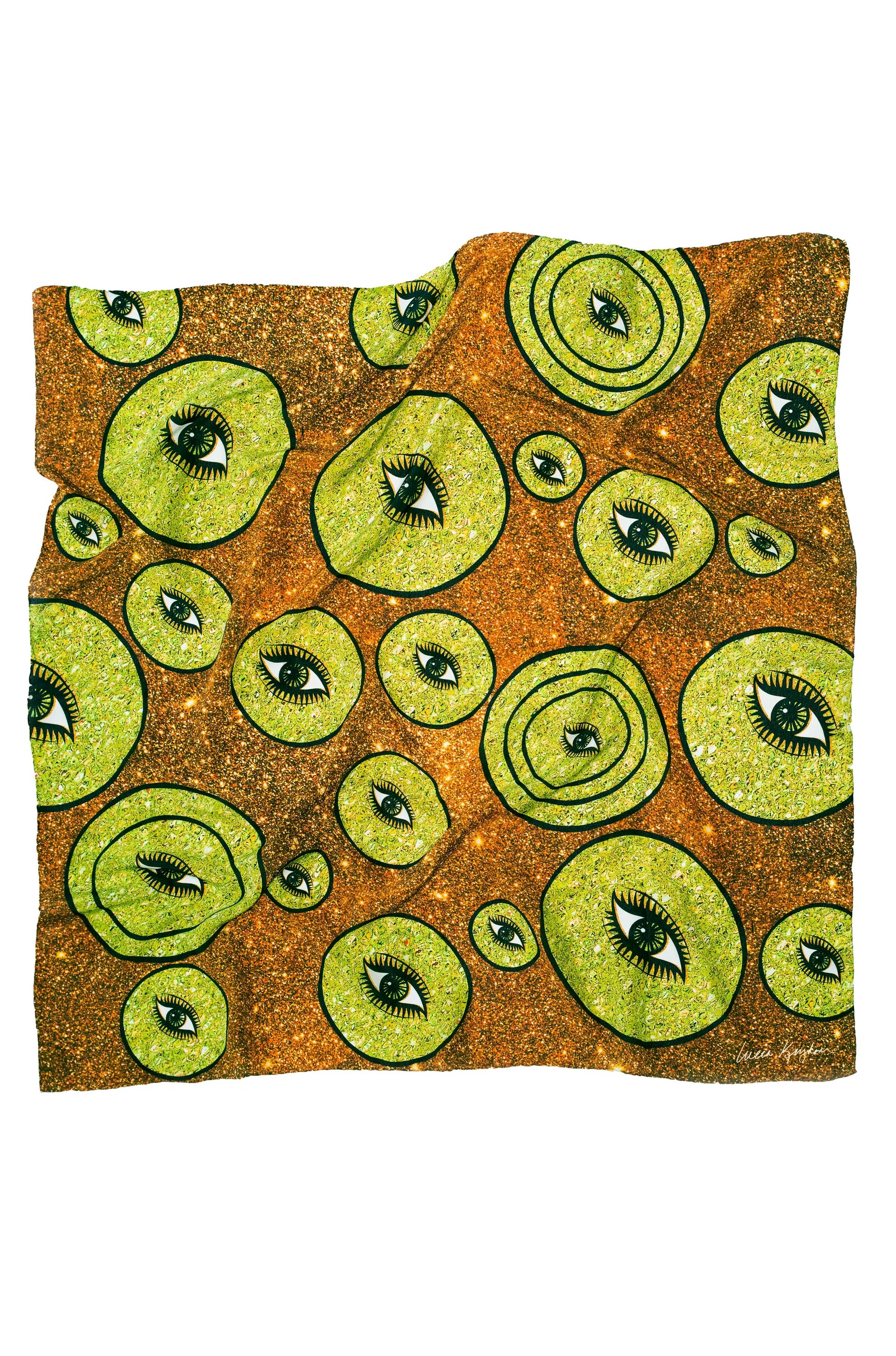 cosmic milky way silk scarf