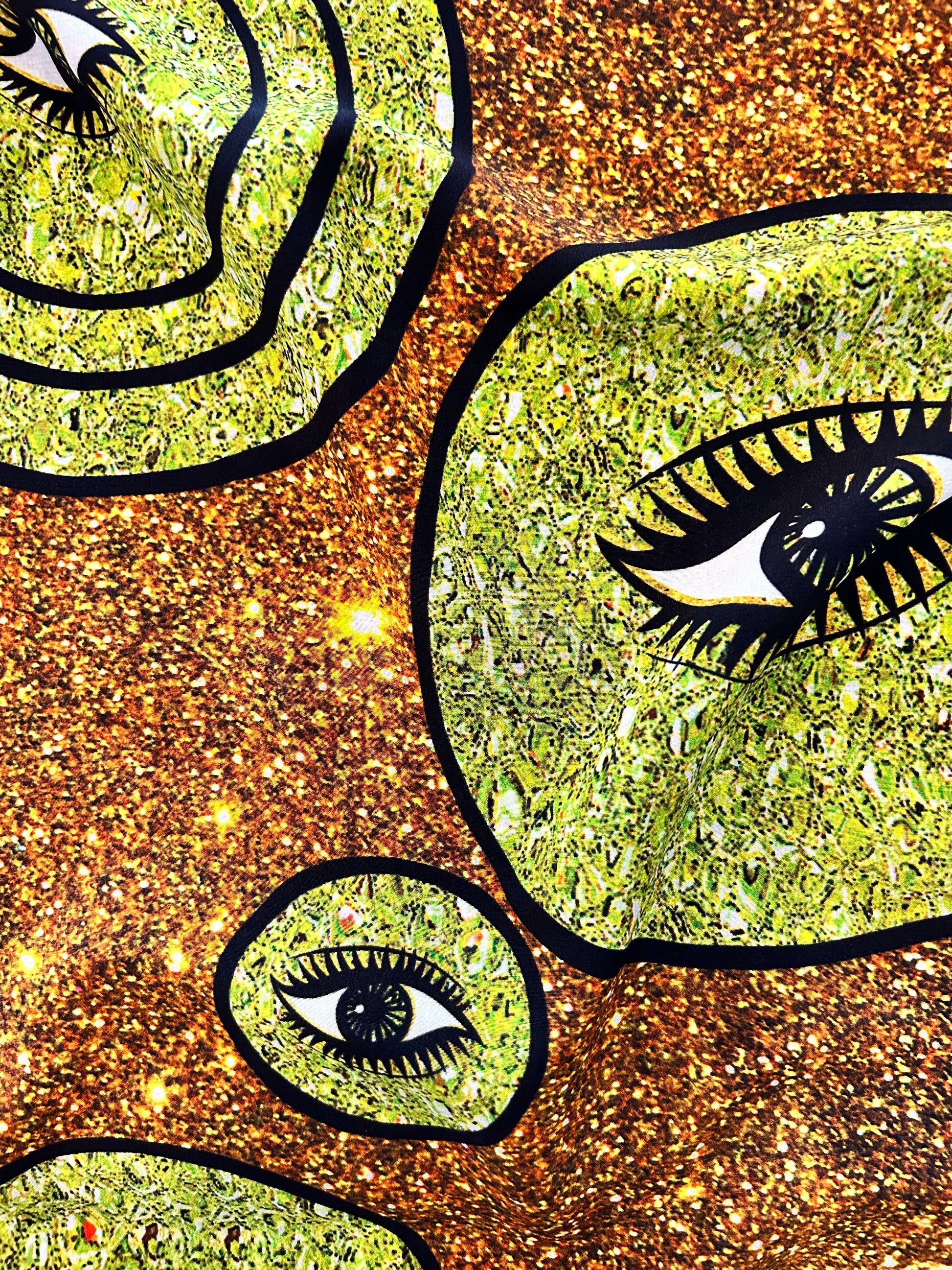 cosmic milky way silk scarf