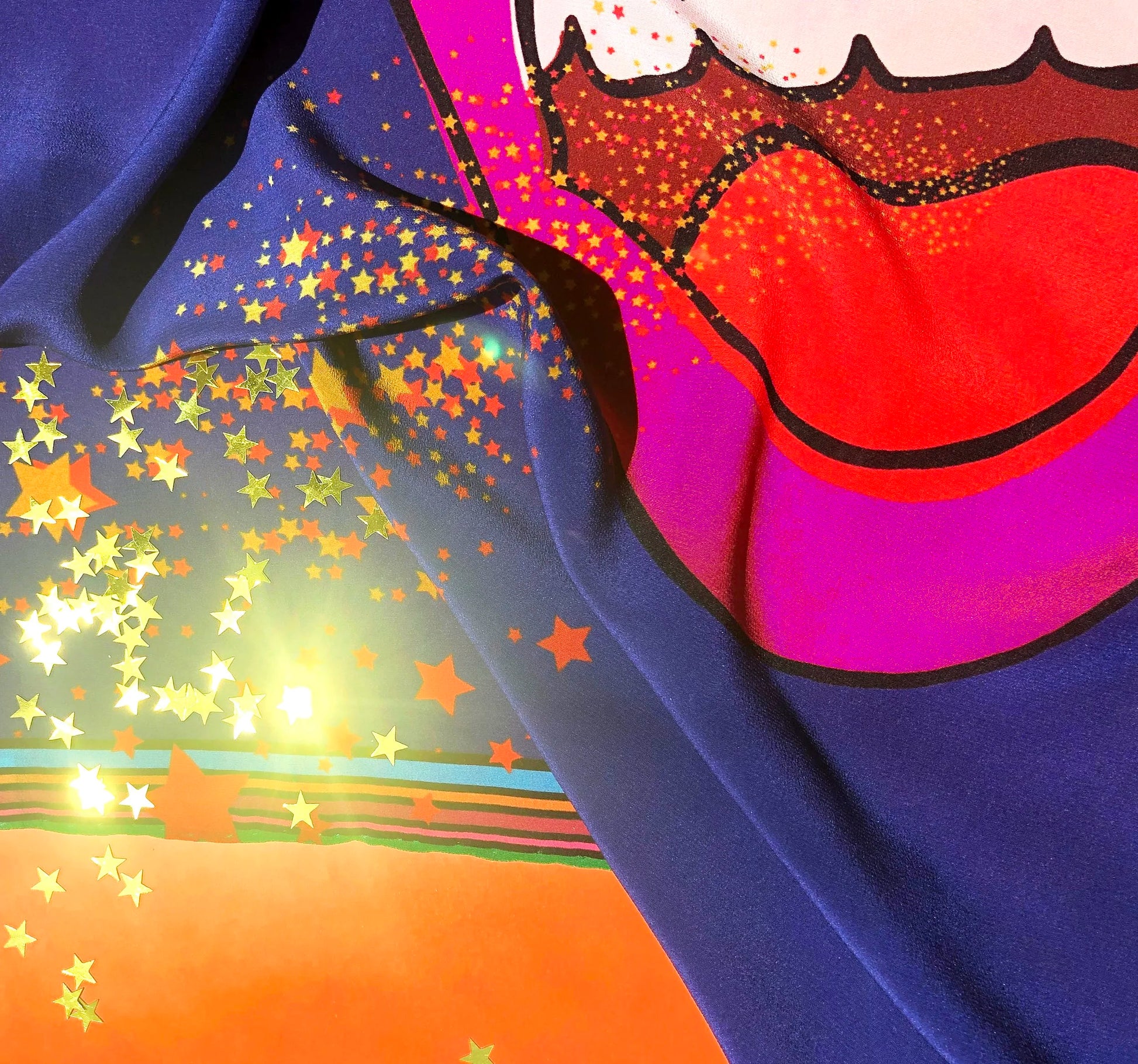 shout it out loud silk scarf