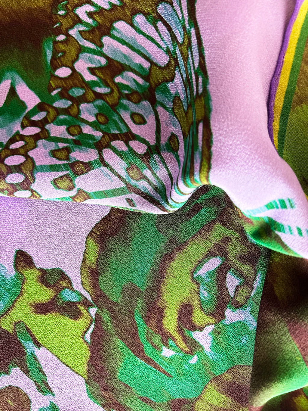 garden party silk scarf