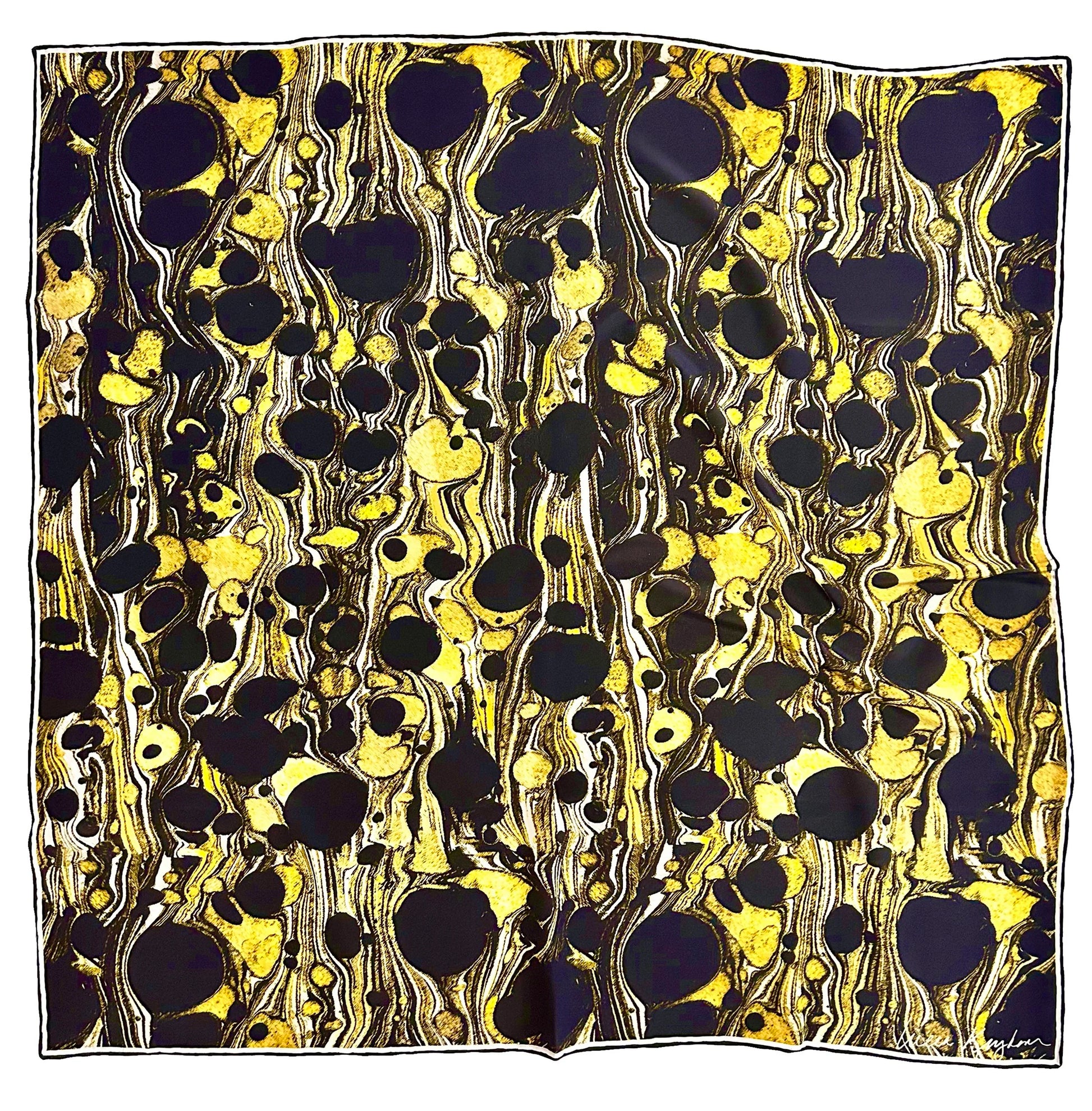 trippy venetian silk scarf