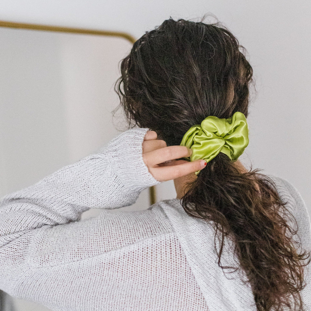 Grand chouchou en soie