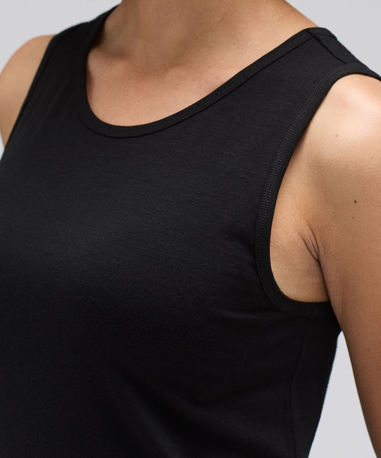 Robe de voyage en laine mérinos pour femme