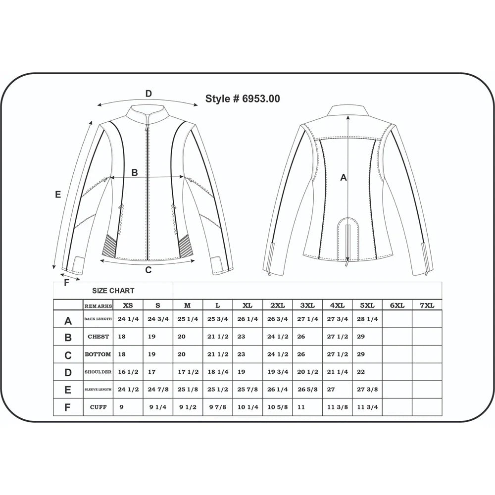 Veste de moto à capuche pour femme Unik International