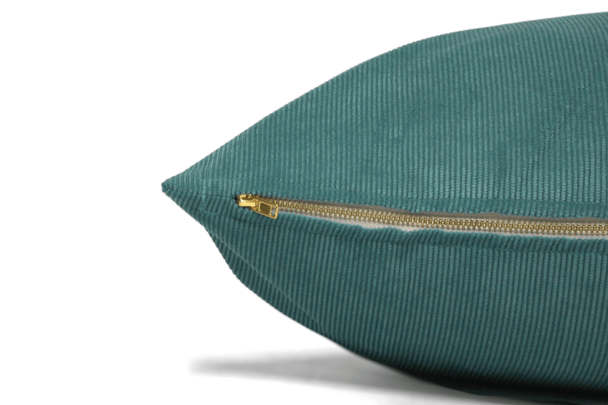 Housse de coussin en velours côtelé Lagoon