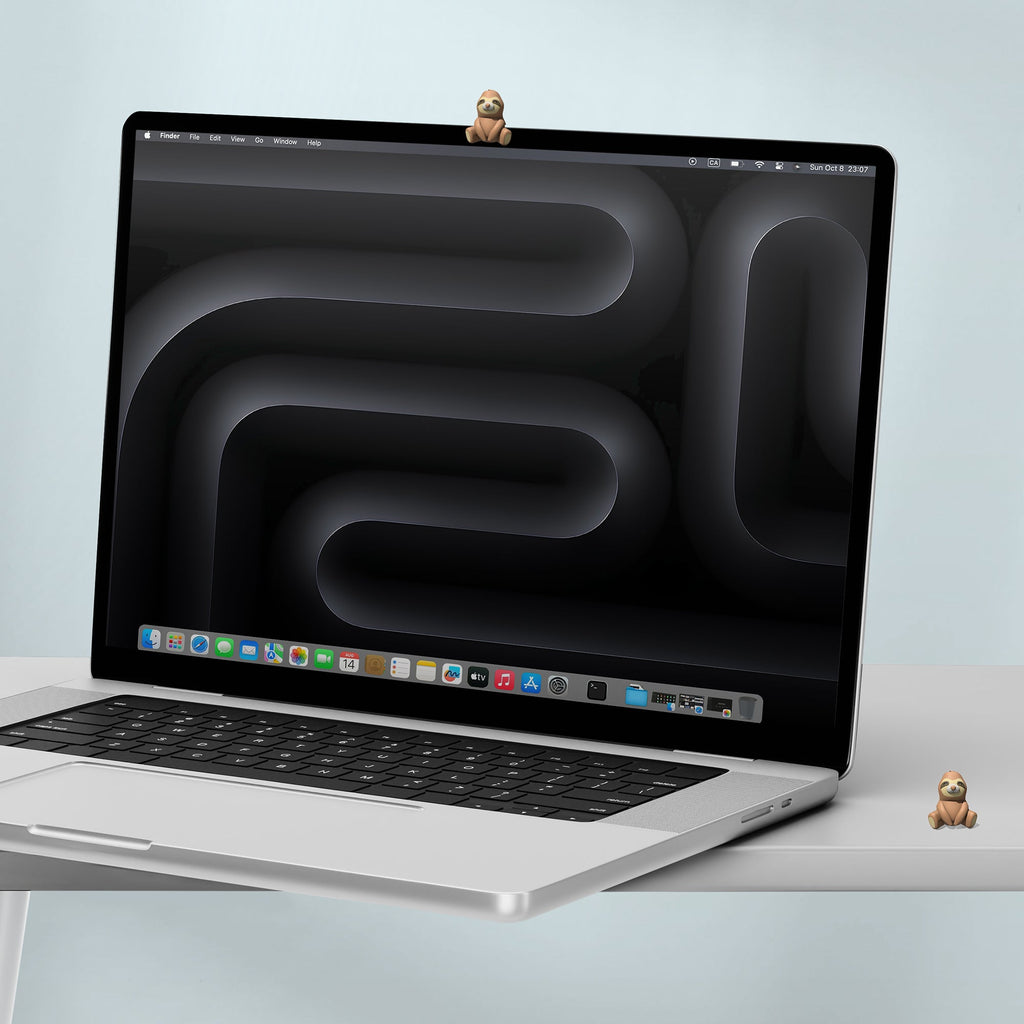 Housse pour appareil photo pour MacBook Pro, motif paresseux