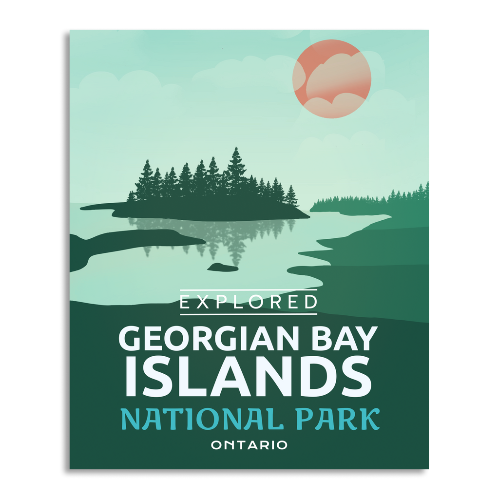 Georgian Bay Islands National Park 'Explored' Poster