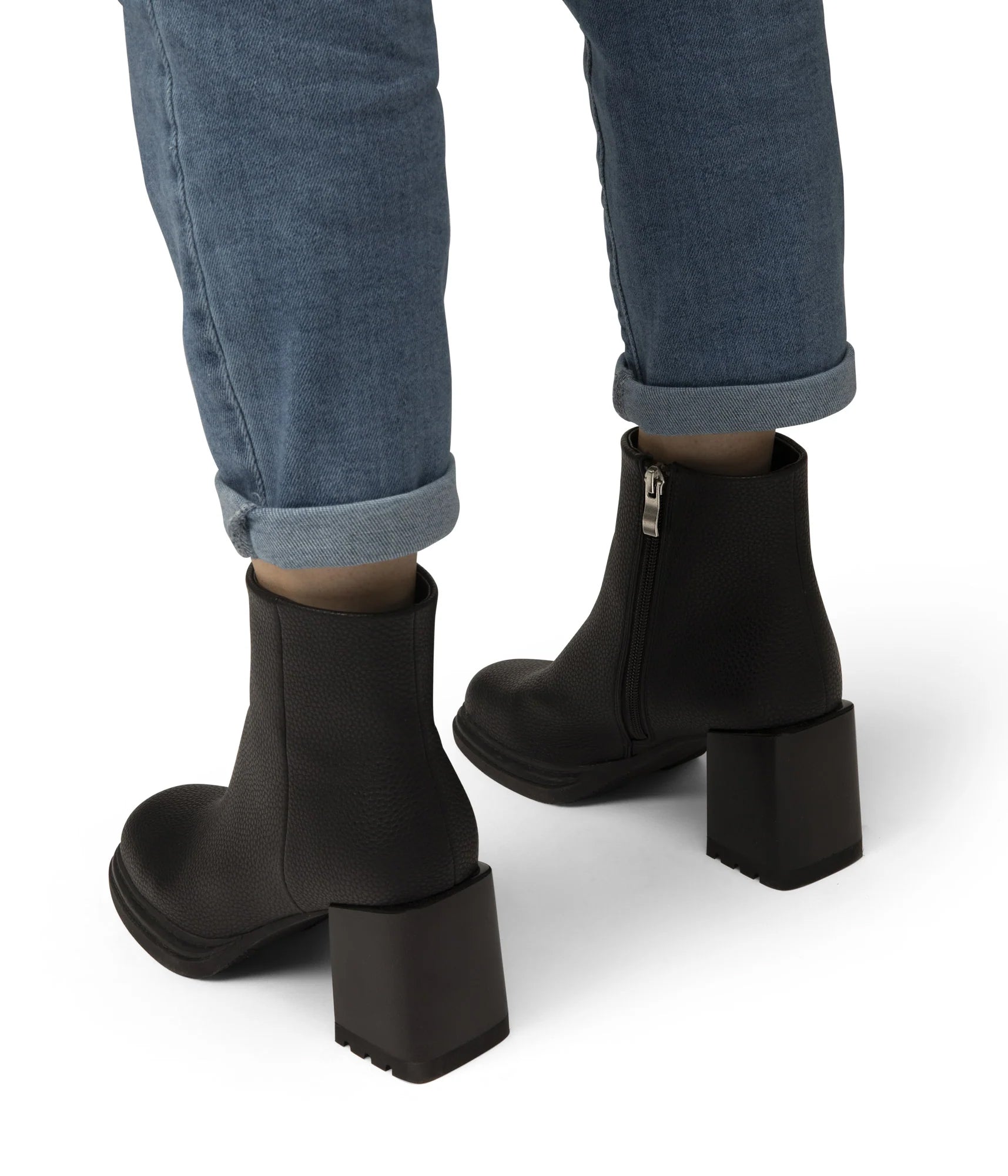 Bottes à talons hauts végétaliennes SIVAN pour femmes