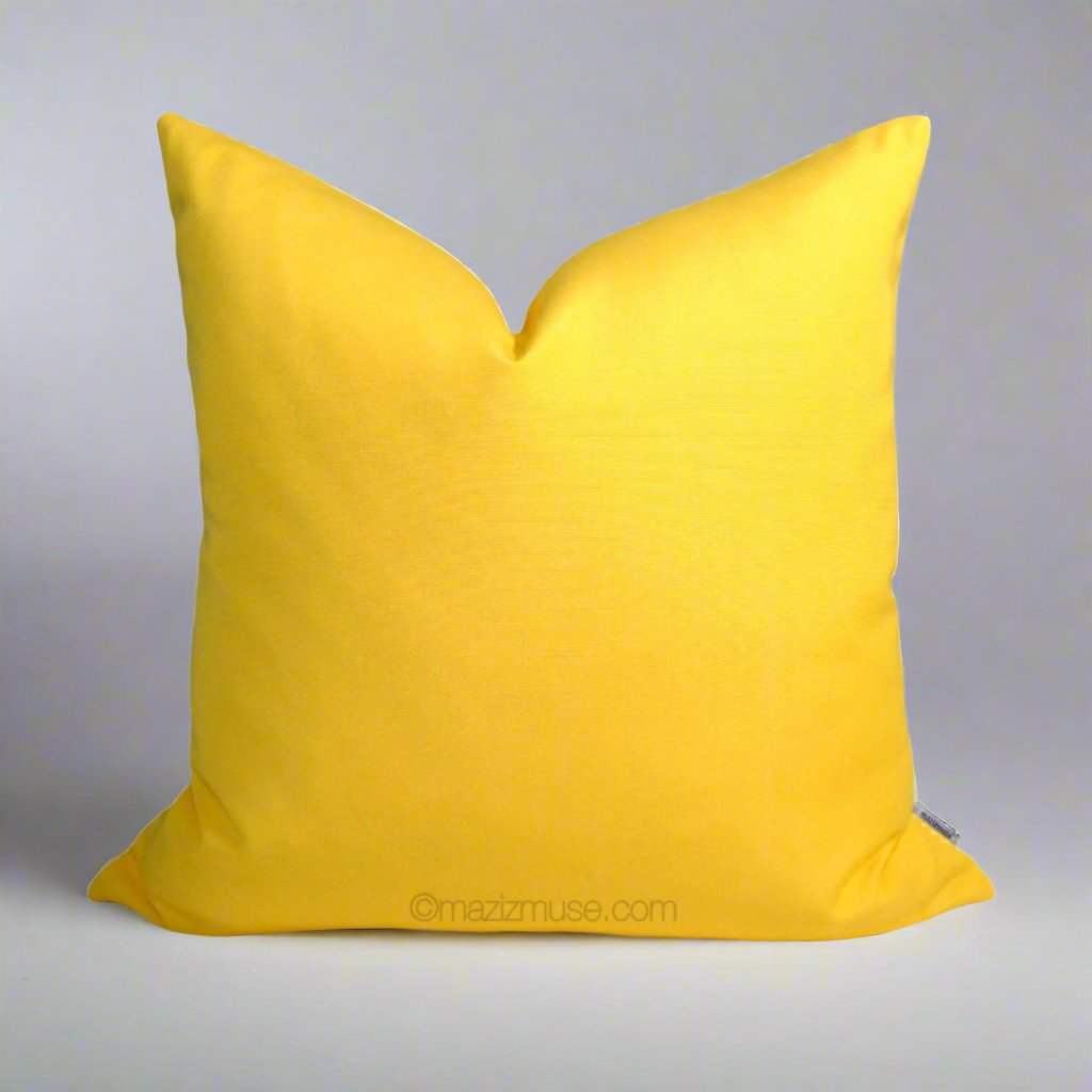 Housse de coussin tournesol Sunbrella®, housse de coussin d'extérieur moderne 