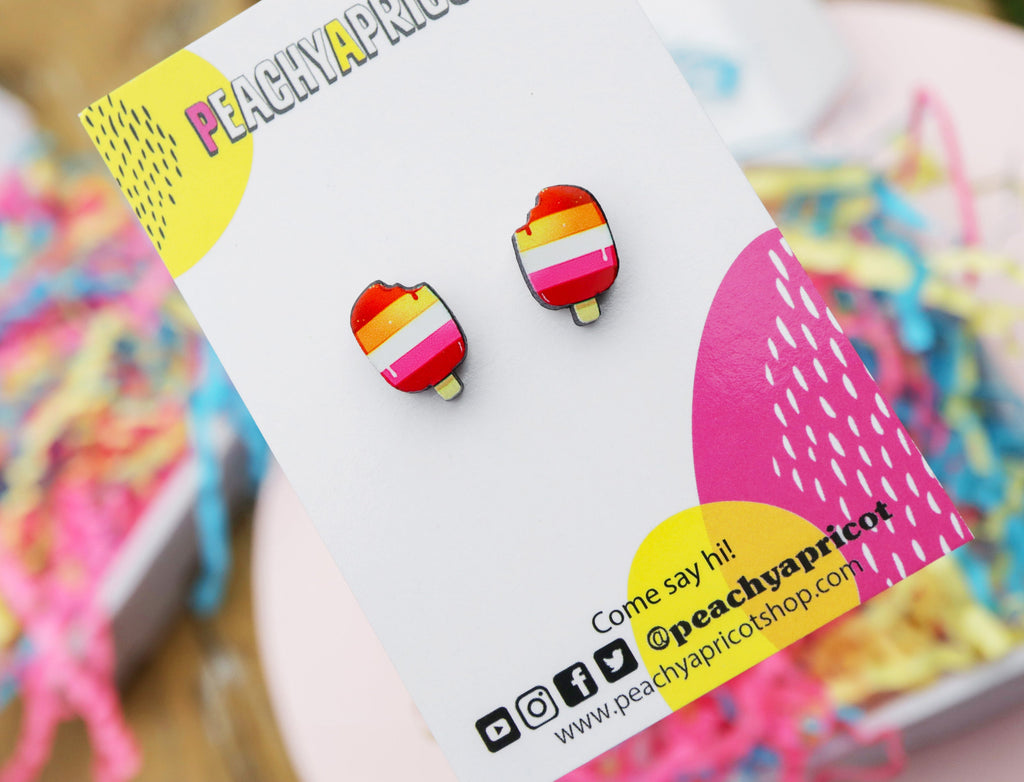 Lesbian Pride Earrings