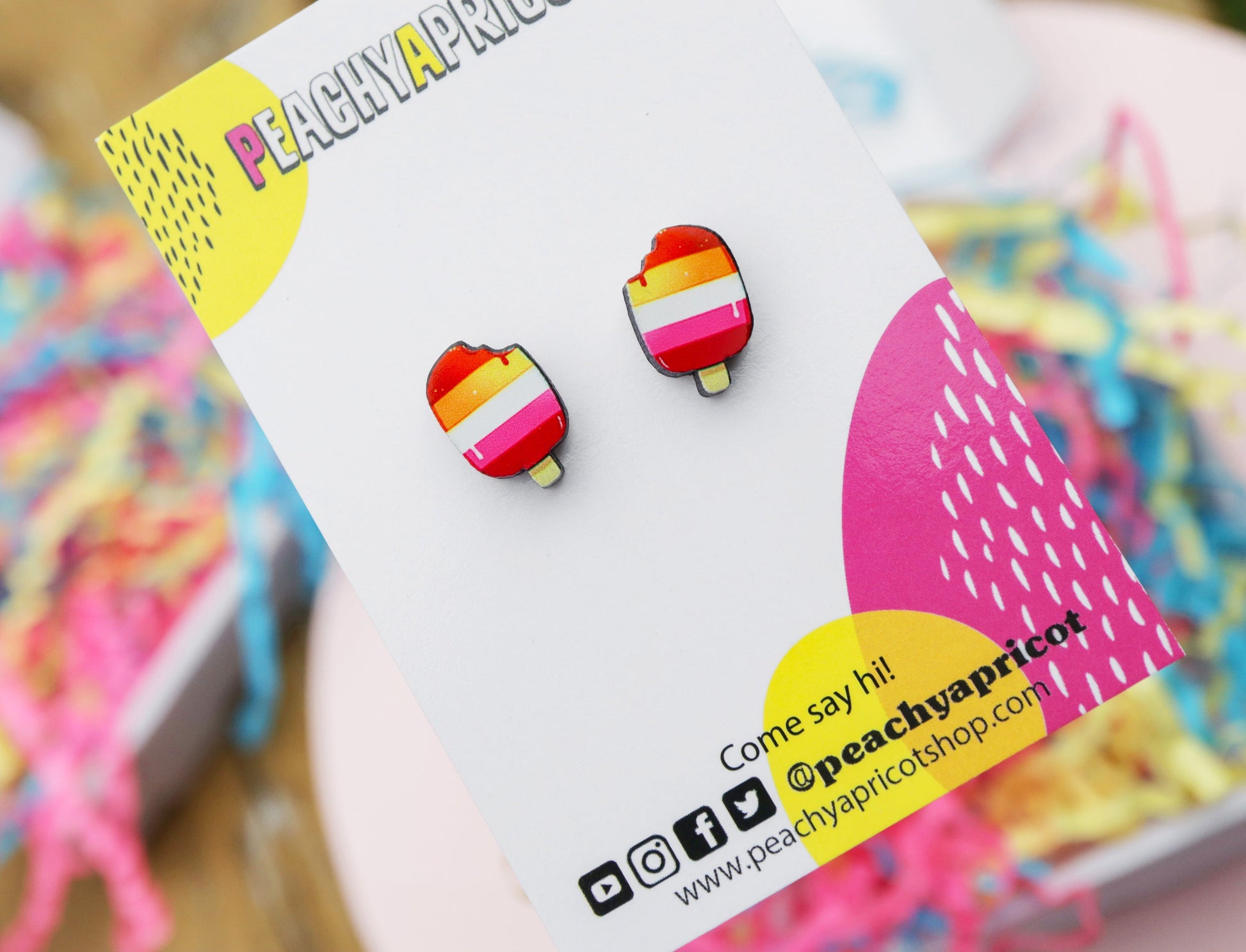 Lesbian Pride Earrings