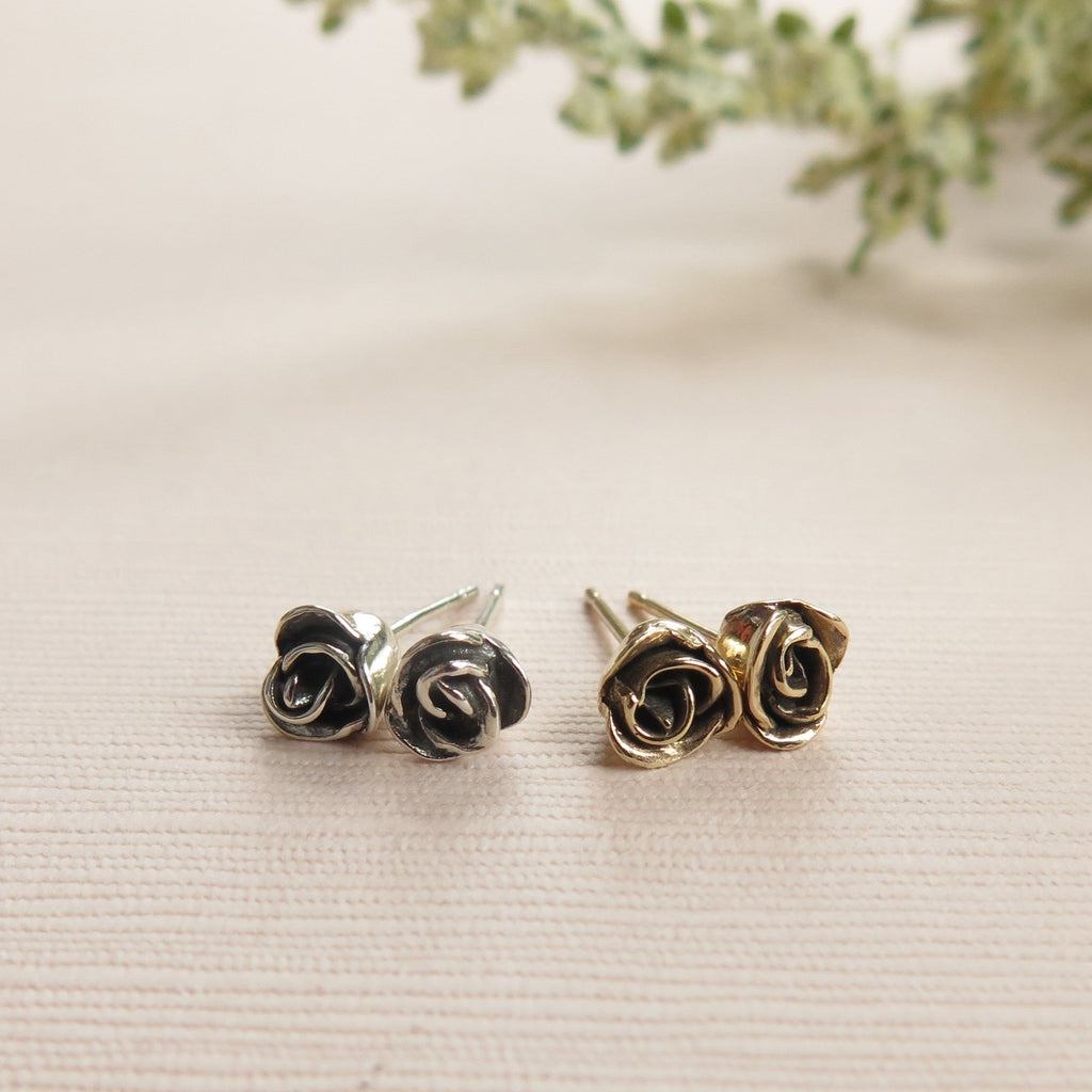 Classic Rose Stud Earrings