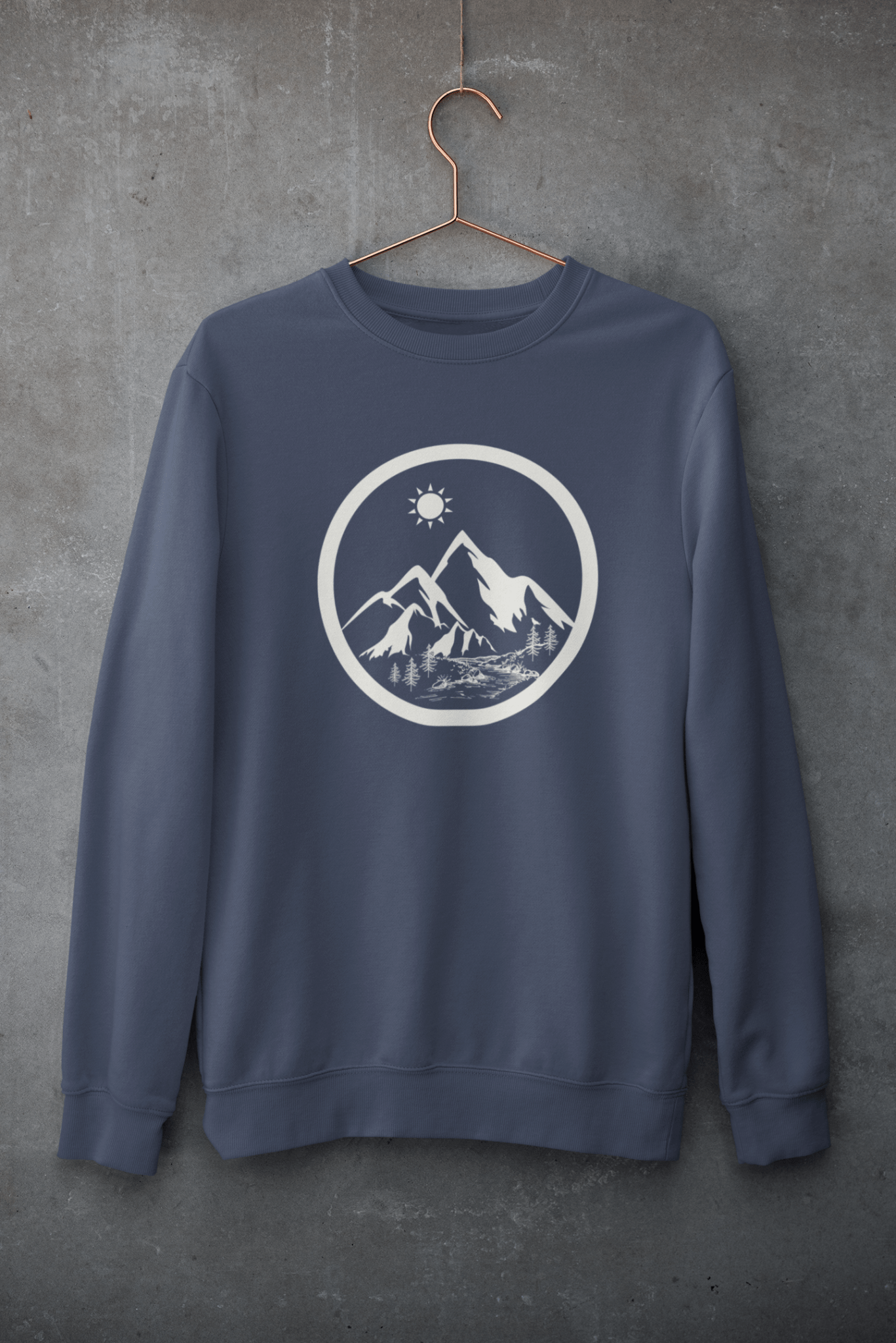 Life in the Mountains Unisex Crewneck Sweatshirt – Comfort with Style