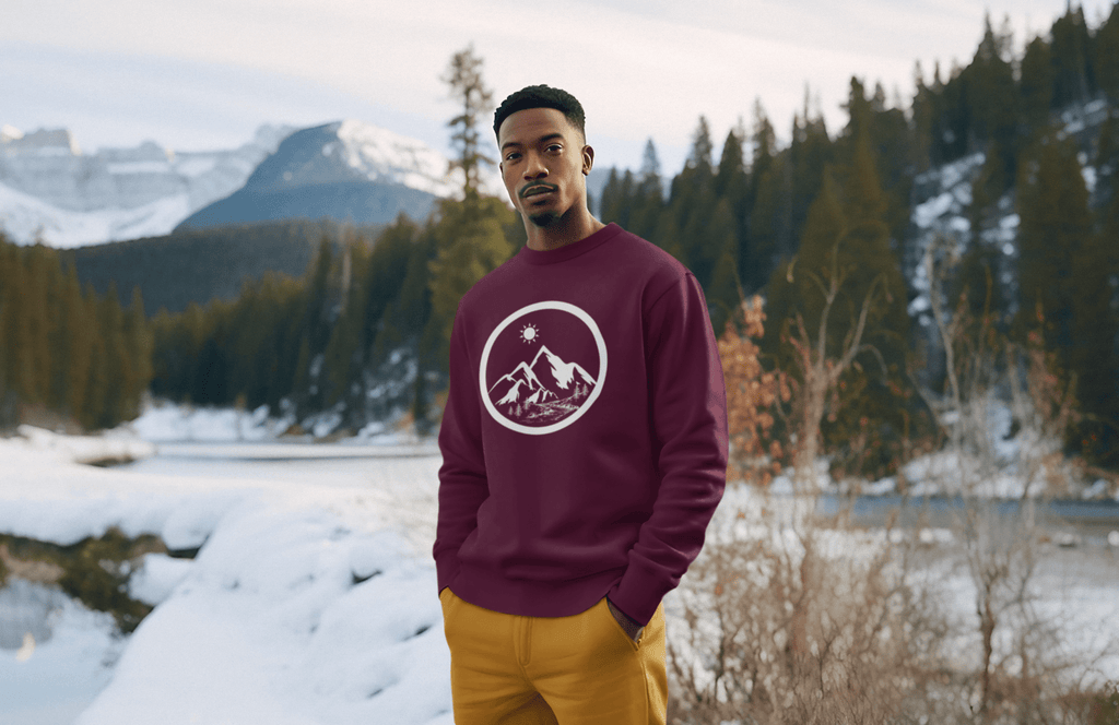 Life in the Mountains Unisex Crewneck Sweatshirt