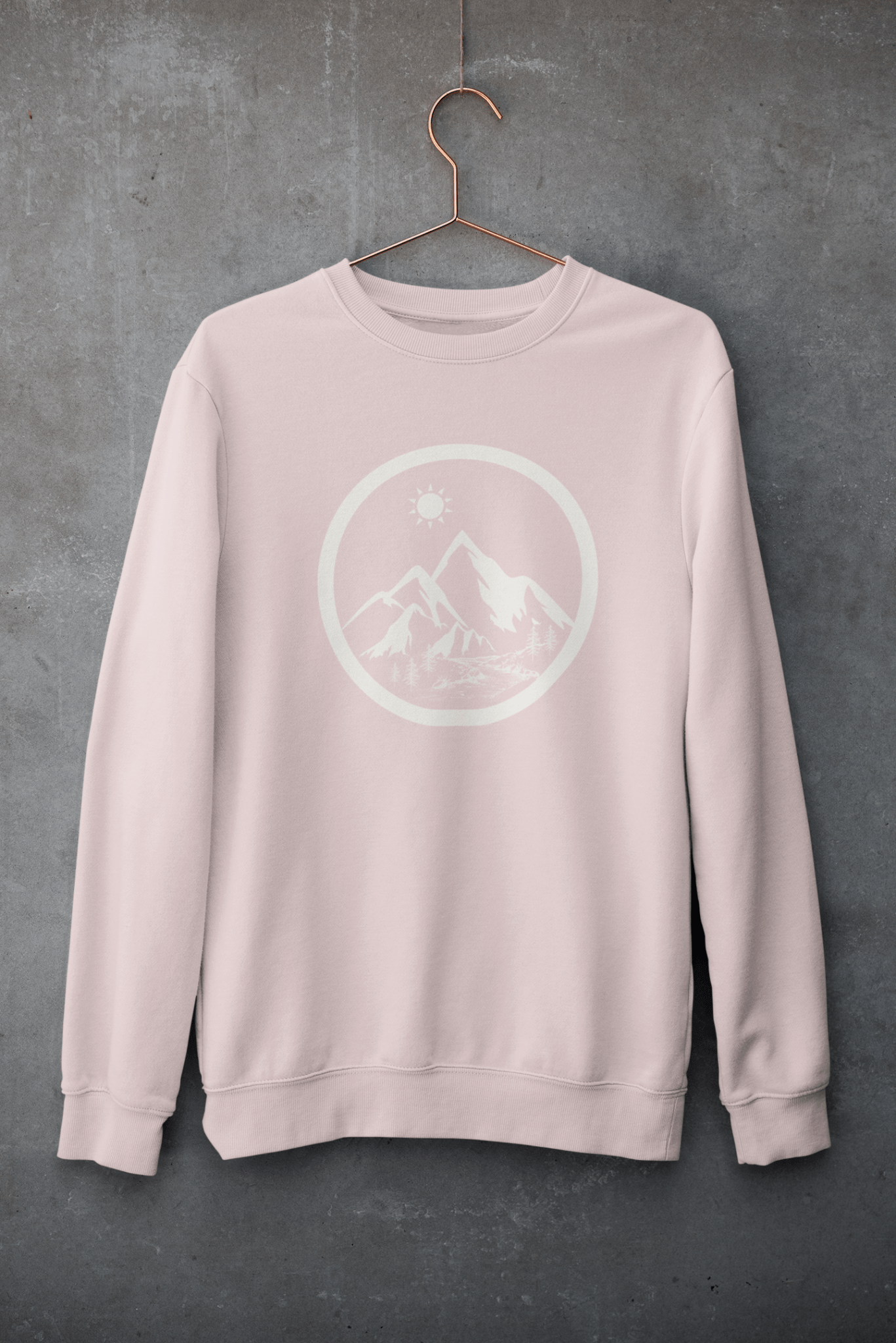 Life in the Mountains Unisex Crewneck Sweatshirt – Comfort with Style