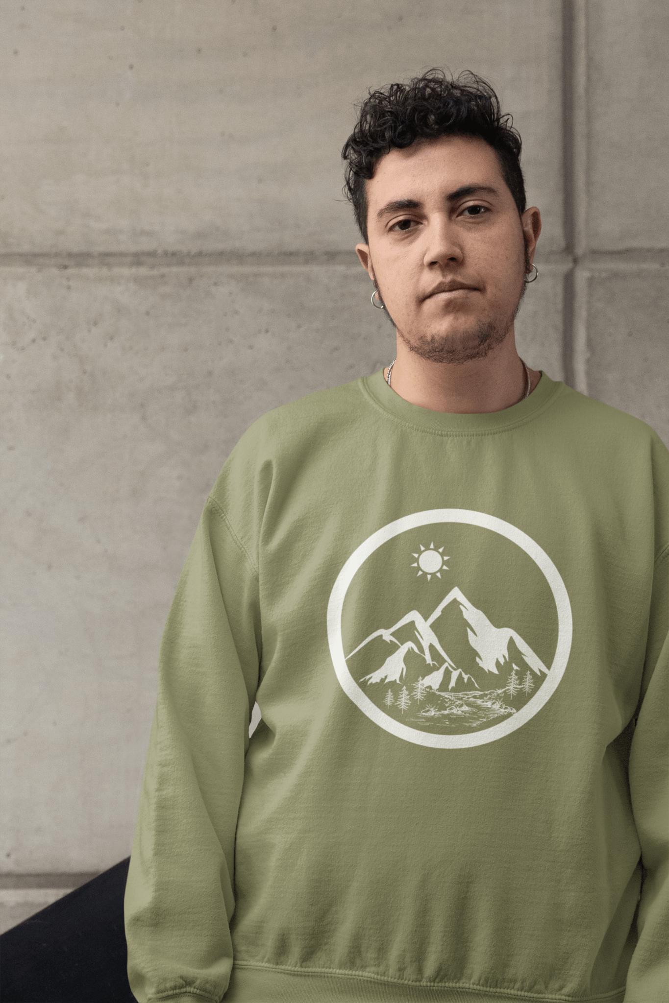 Life in the Mountains Unisex Crewneck Sweatshirt – Comfort with Style