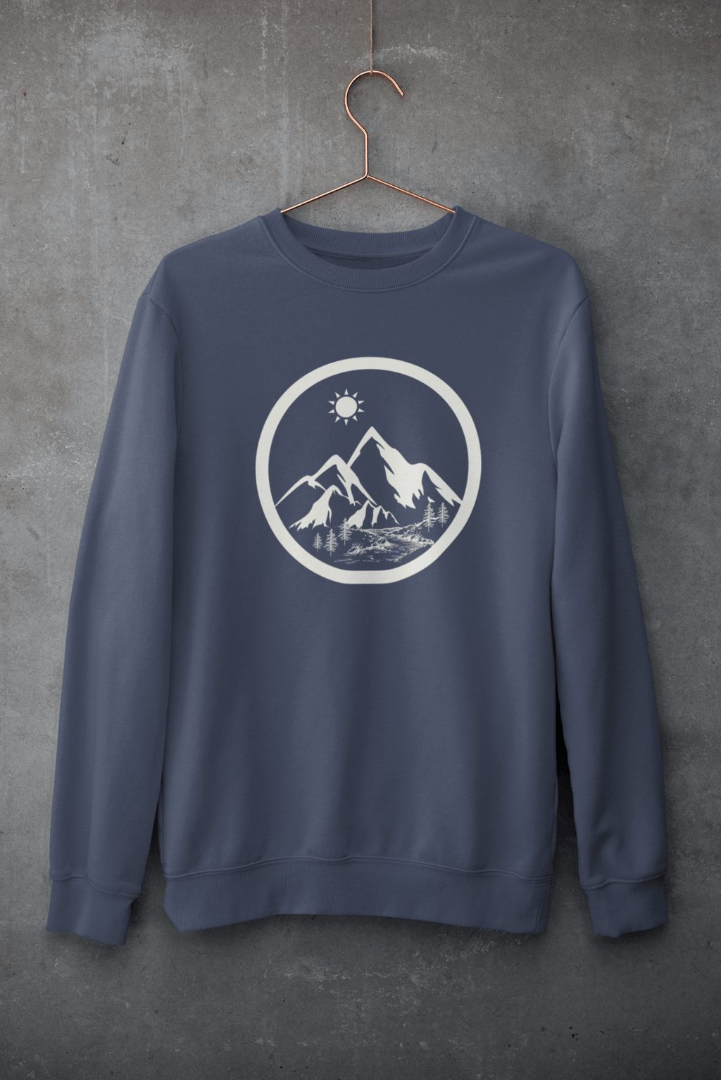 Life in the Mountains Unisex Crewneck Sweatshirt – Comfort with Style
