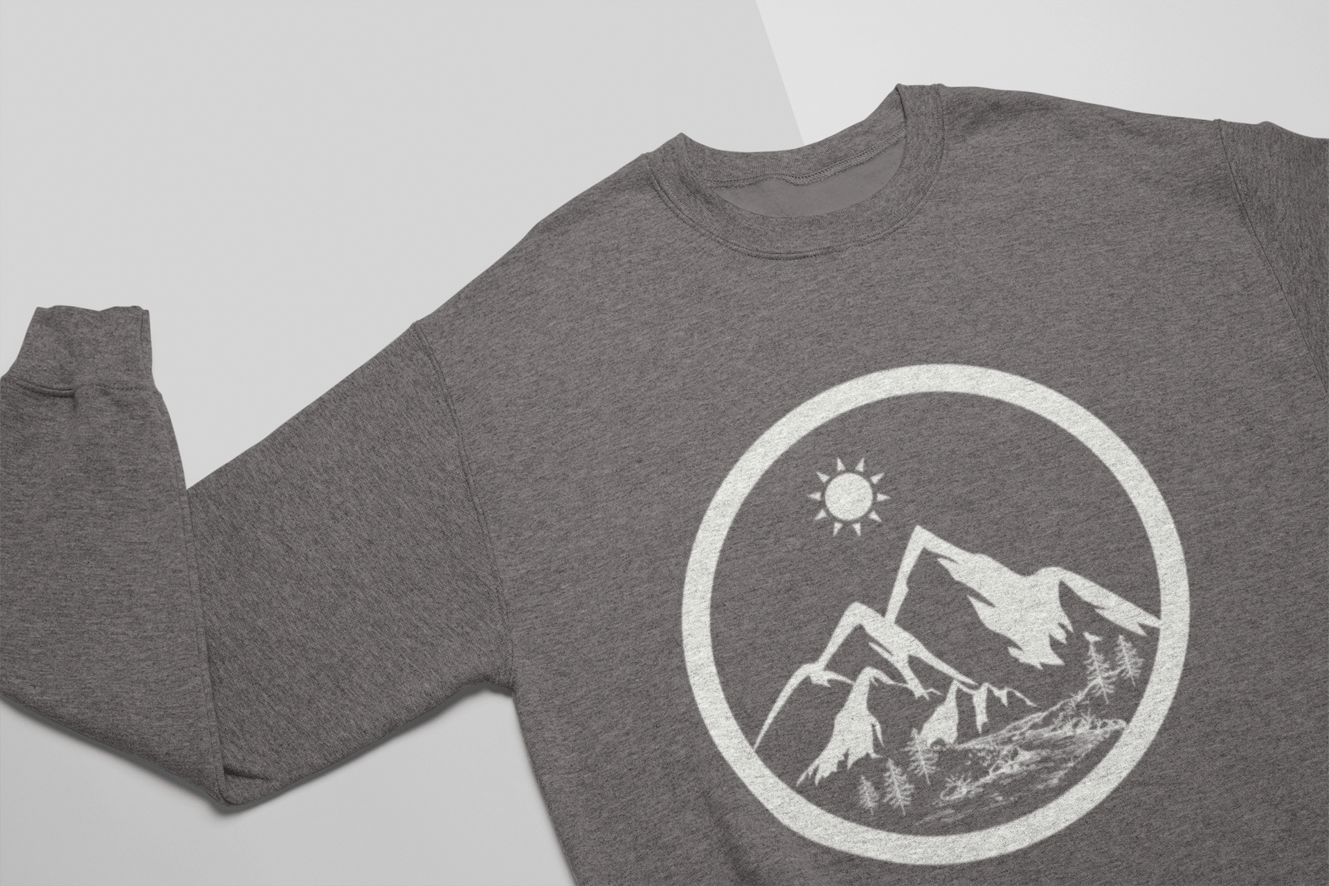 Life in the Mountains Unisex Crewneck Sweatshirt – Comfort with Style