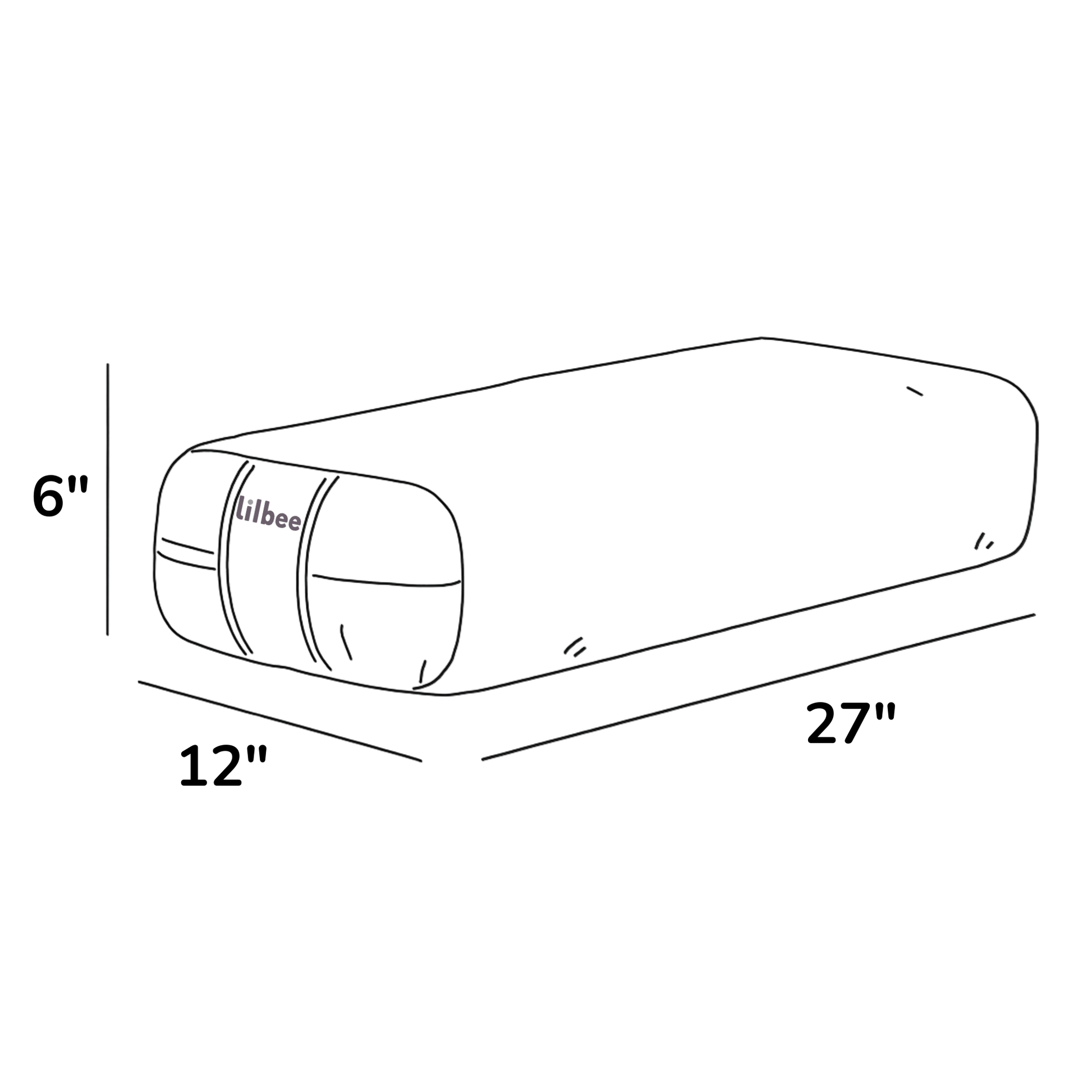 Rectangular Yoga Bolster