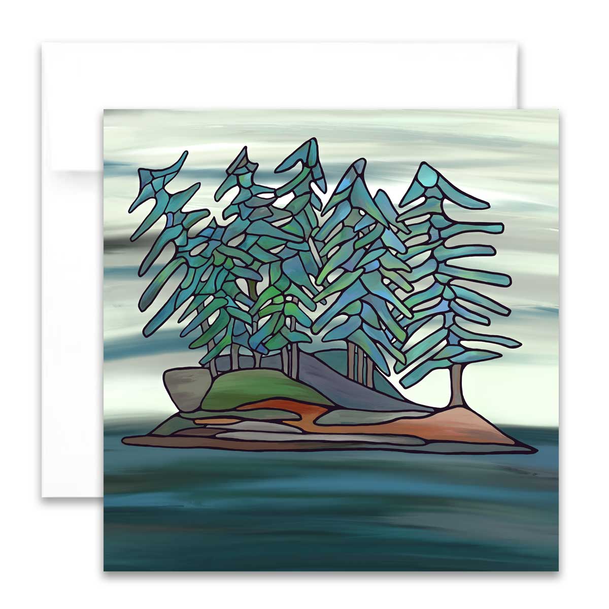 Greeting Card - Little Island