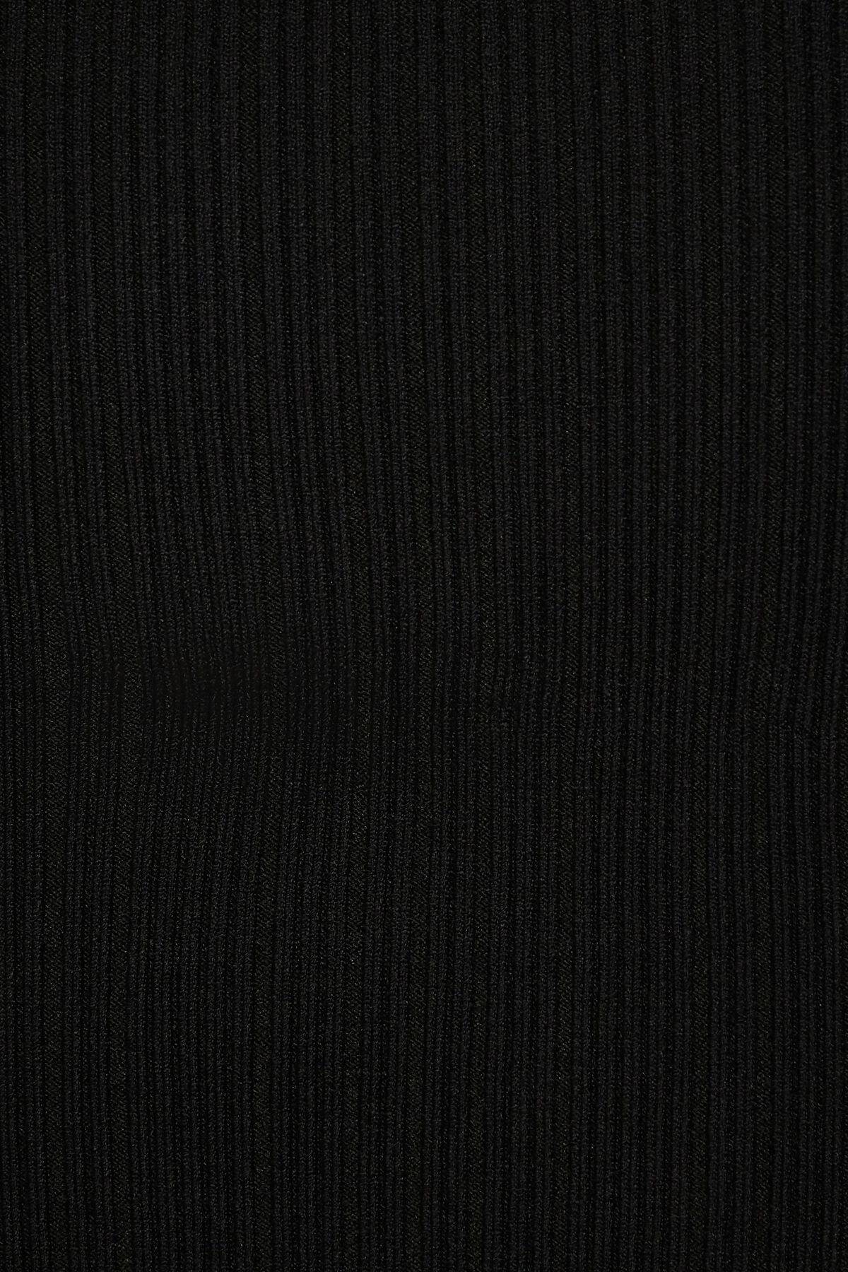 Mini-robe côtelée à col bateau