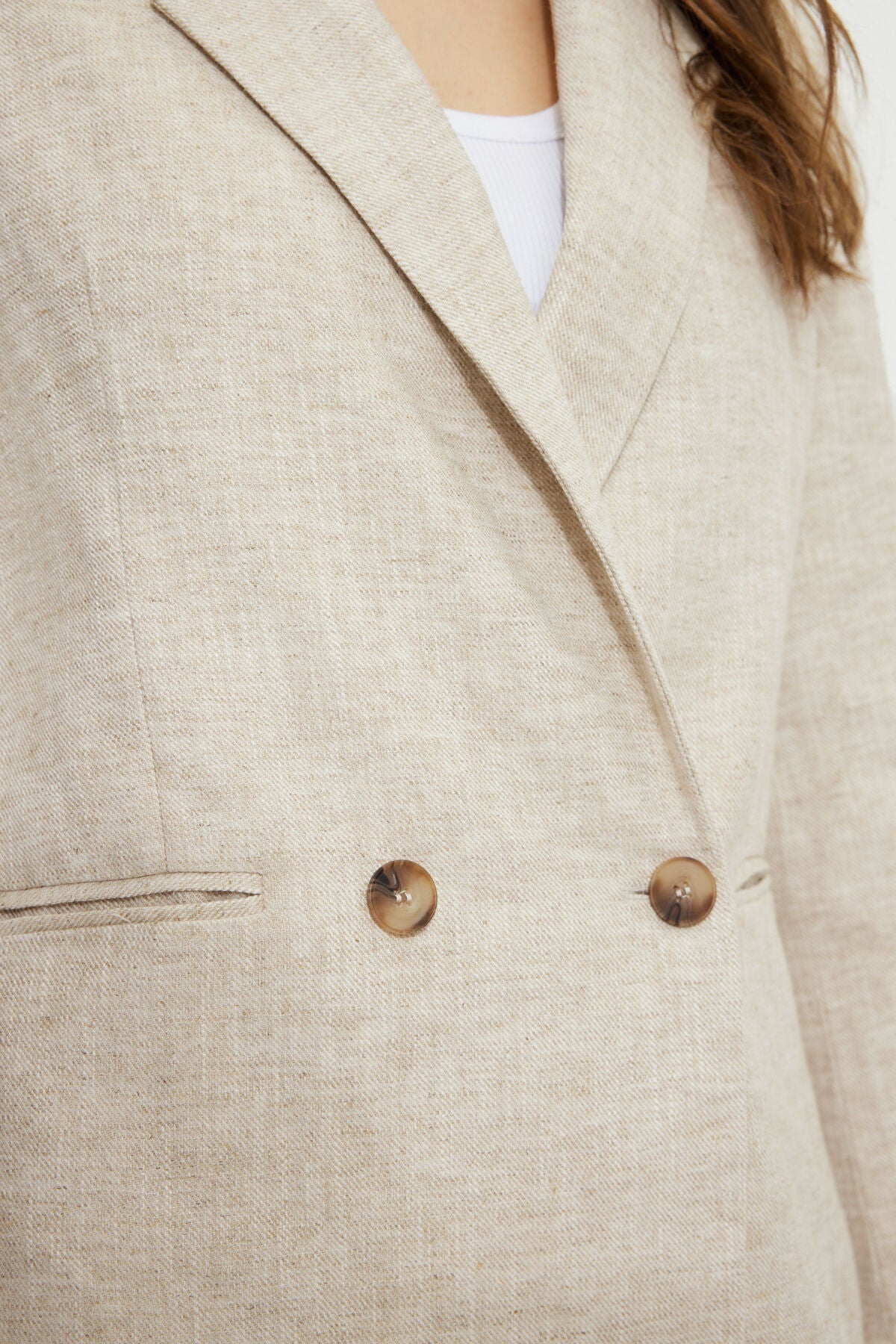 Noa Oversized Linen Blazer