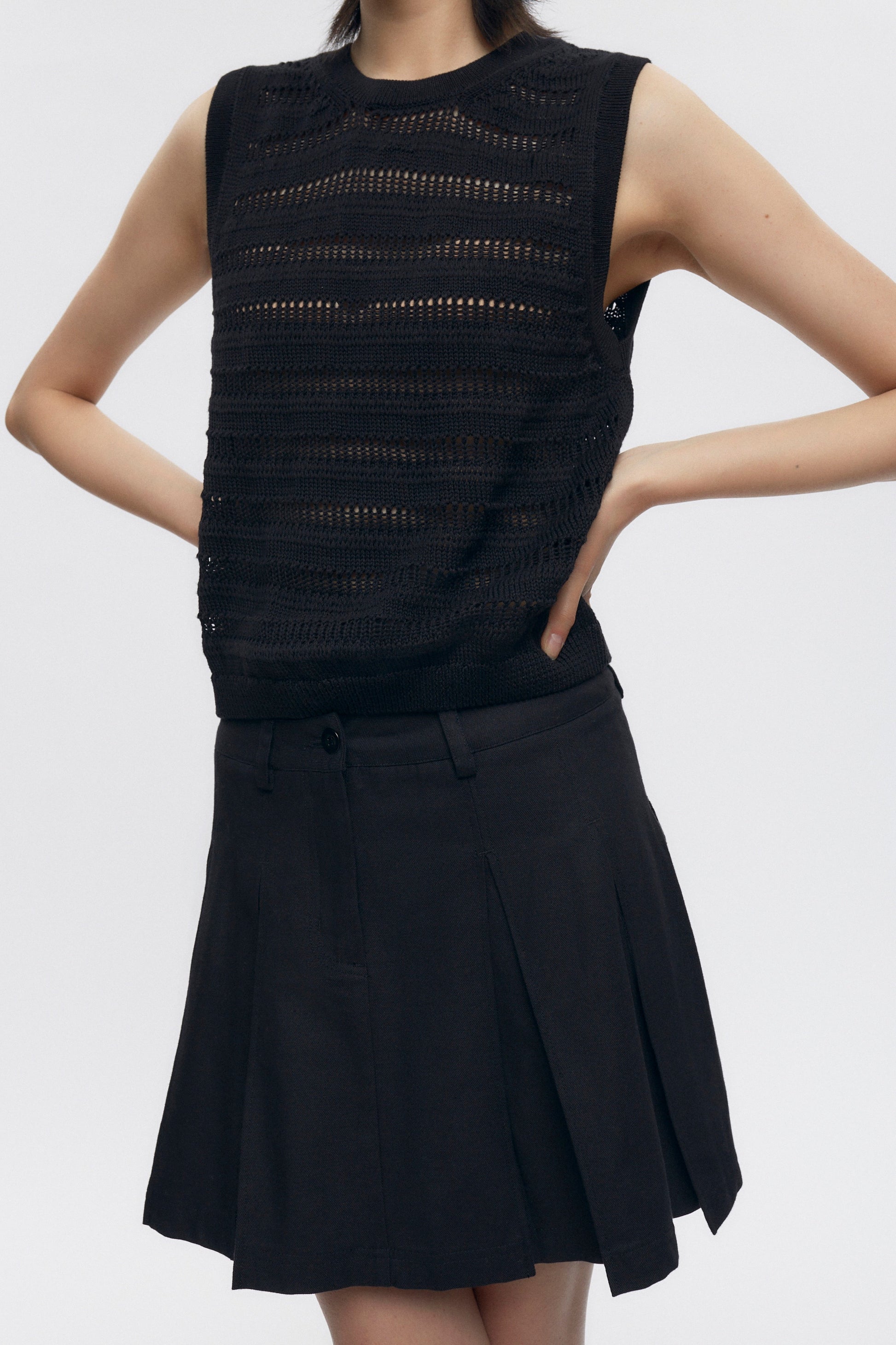 Women's Dendera Twill Pleated Mini