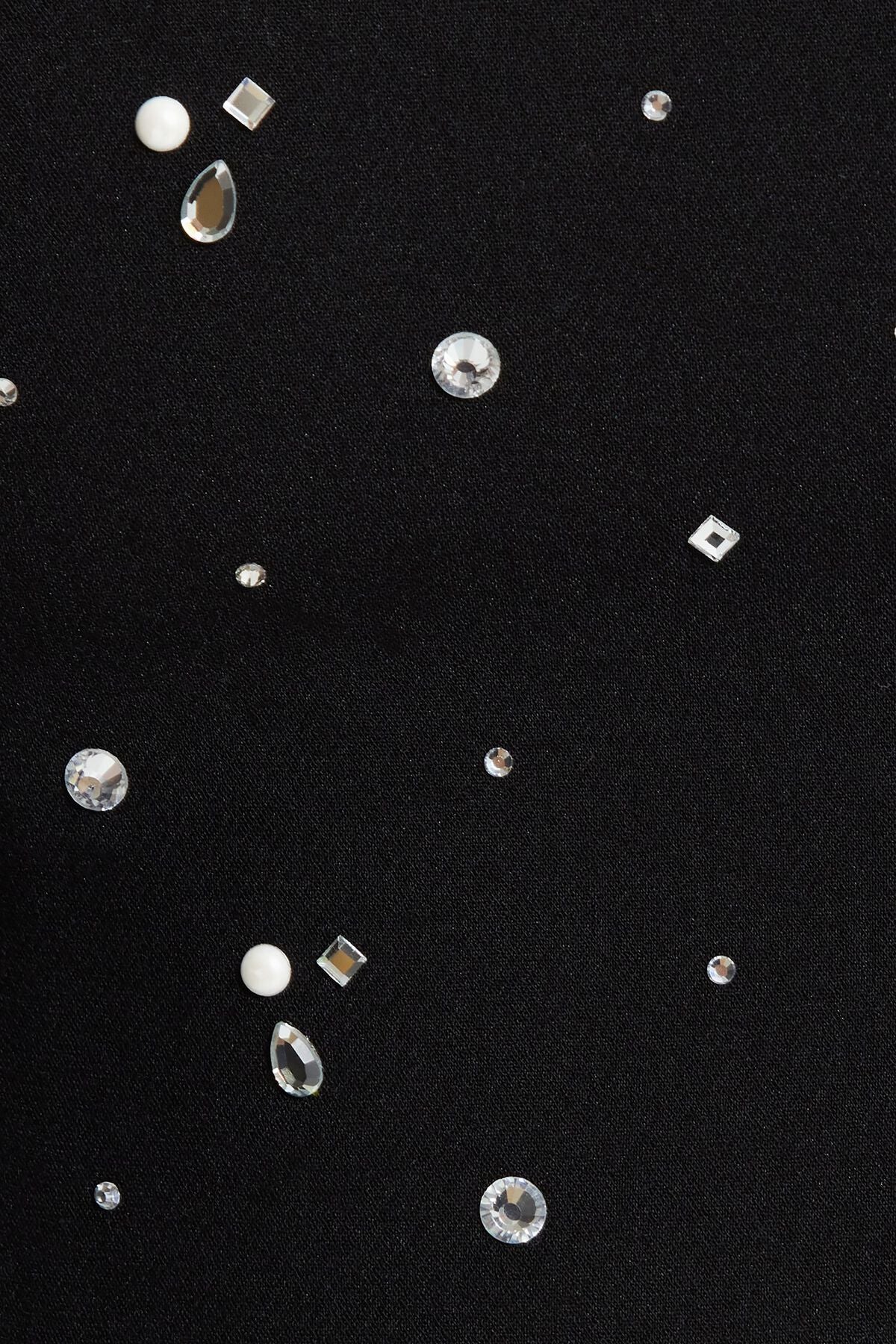 Haut bustier court à strass