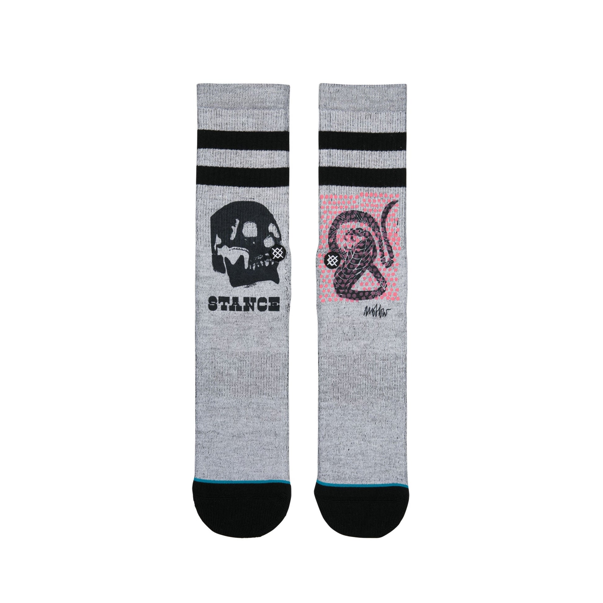 Stance Oblow Snake Grey Socks