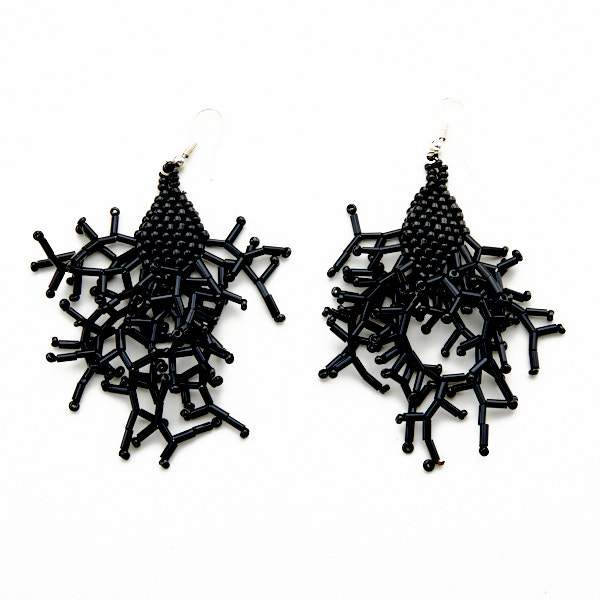 Spikey Beaded Earring